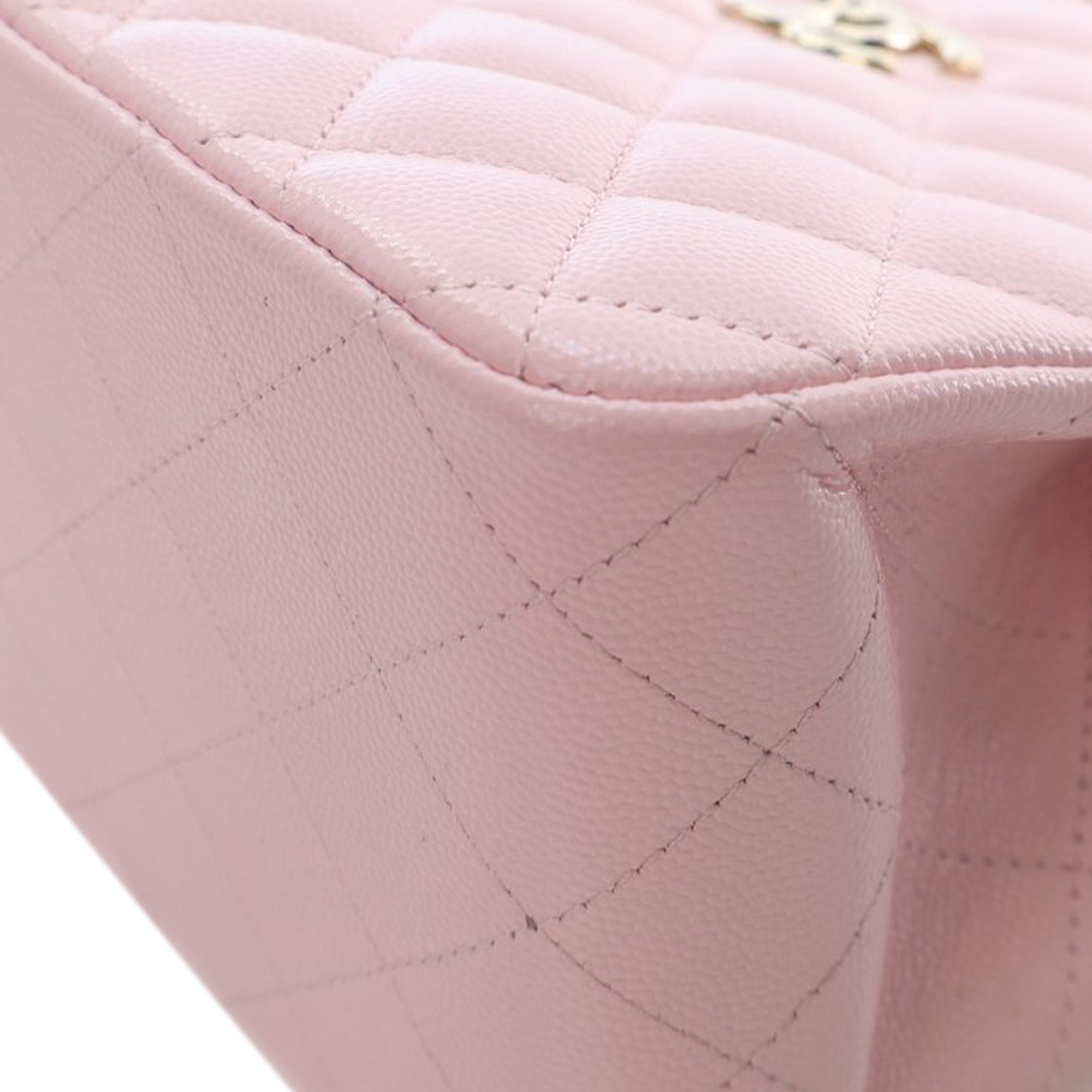 Chanel Mini Quilted Caviar Bucket Bag - image 10
