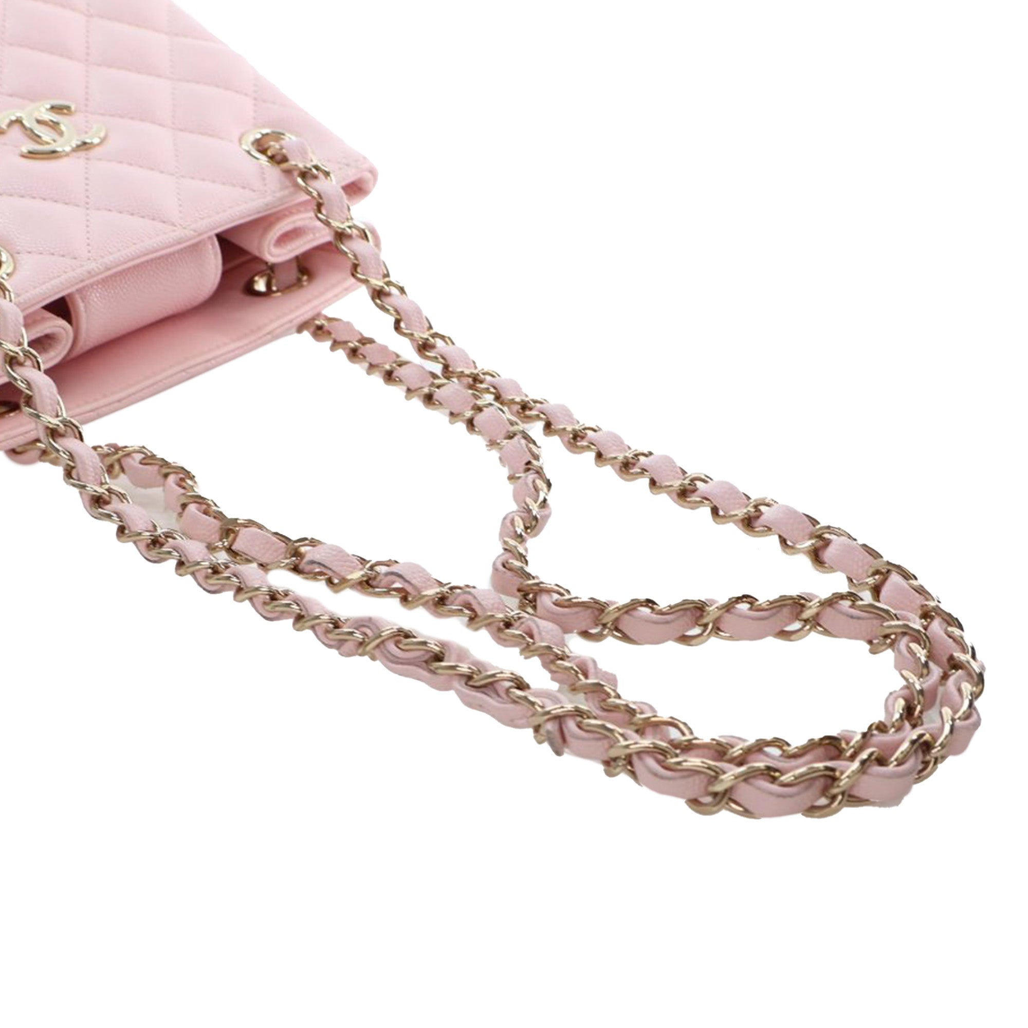Chanel Mini Quilted Caviar Bucket Bag - image 12
