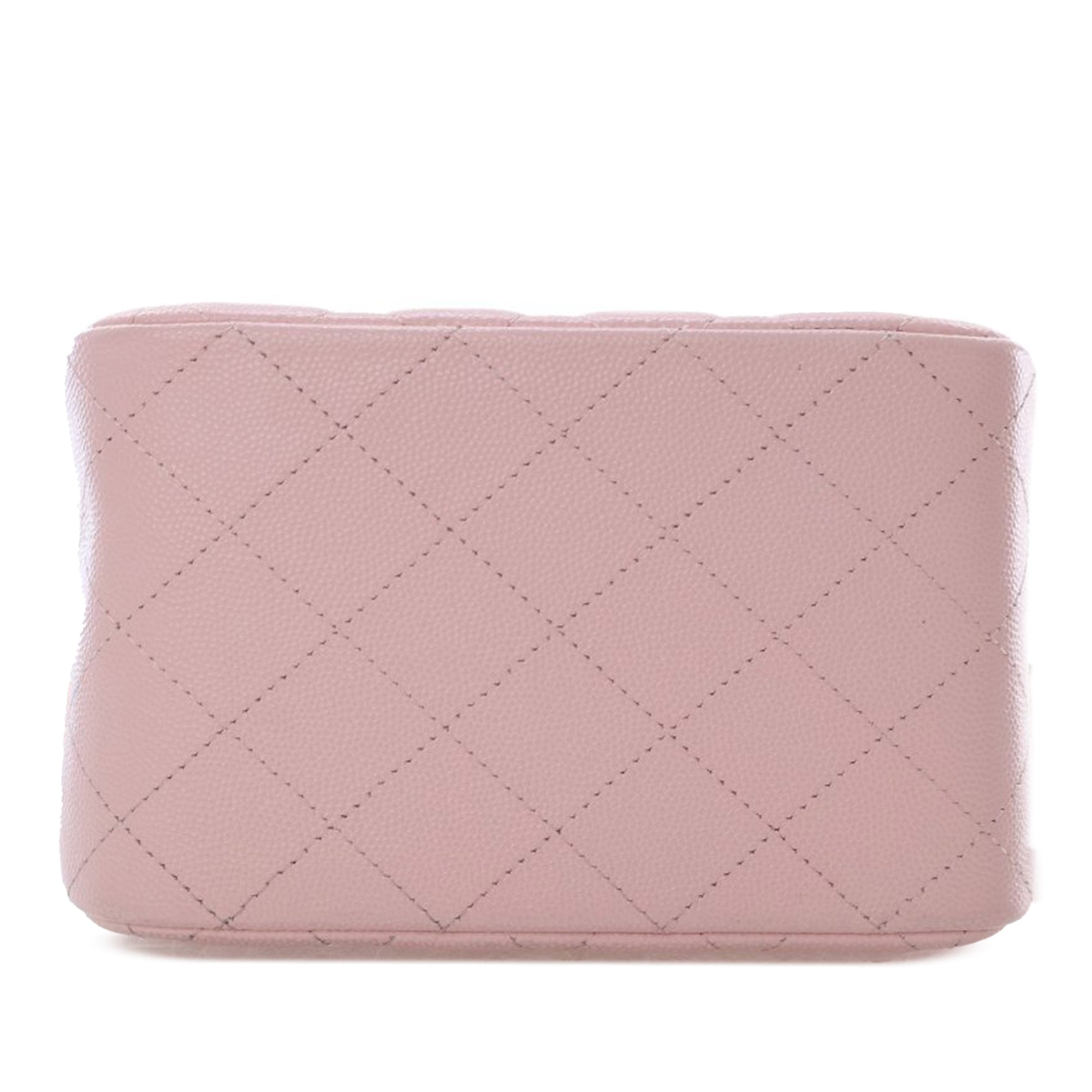 Chanel Mini Quilted Caviar Bucket Bag - image 4