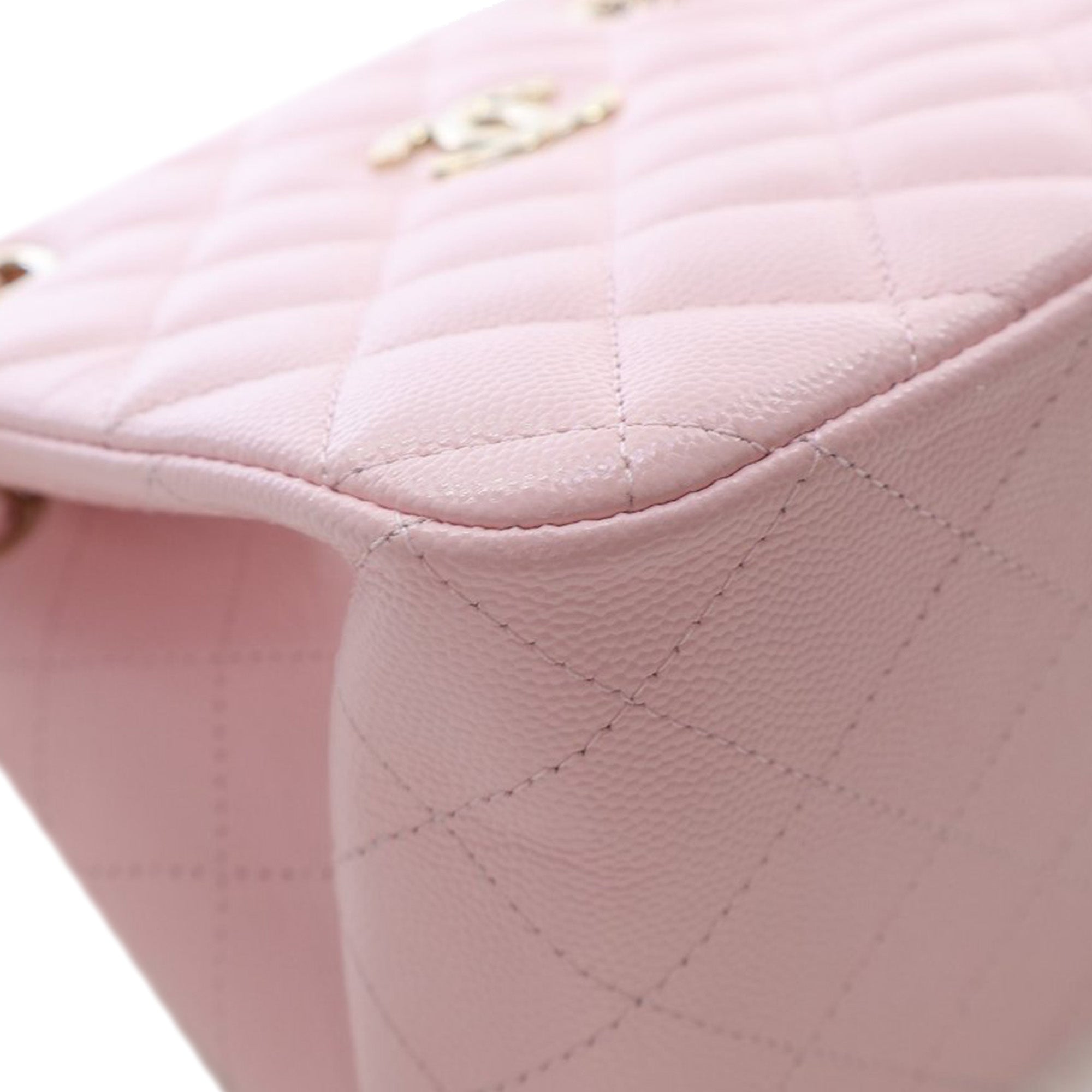 Chanel Mini Quilted Caviar Bucket Bag - image 9