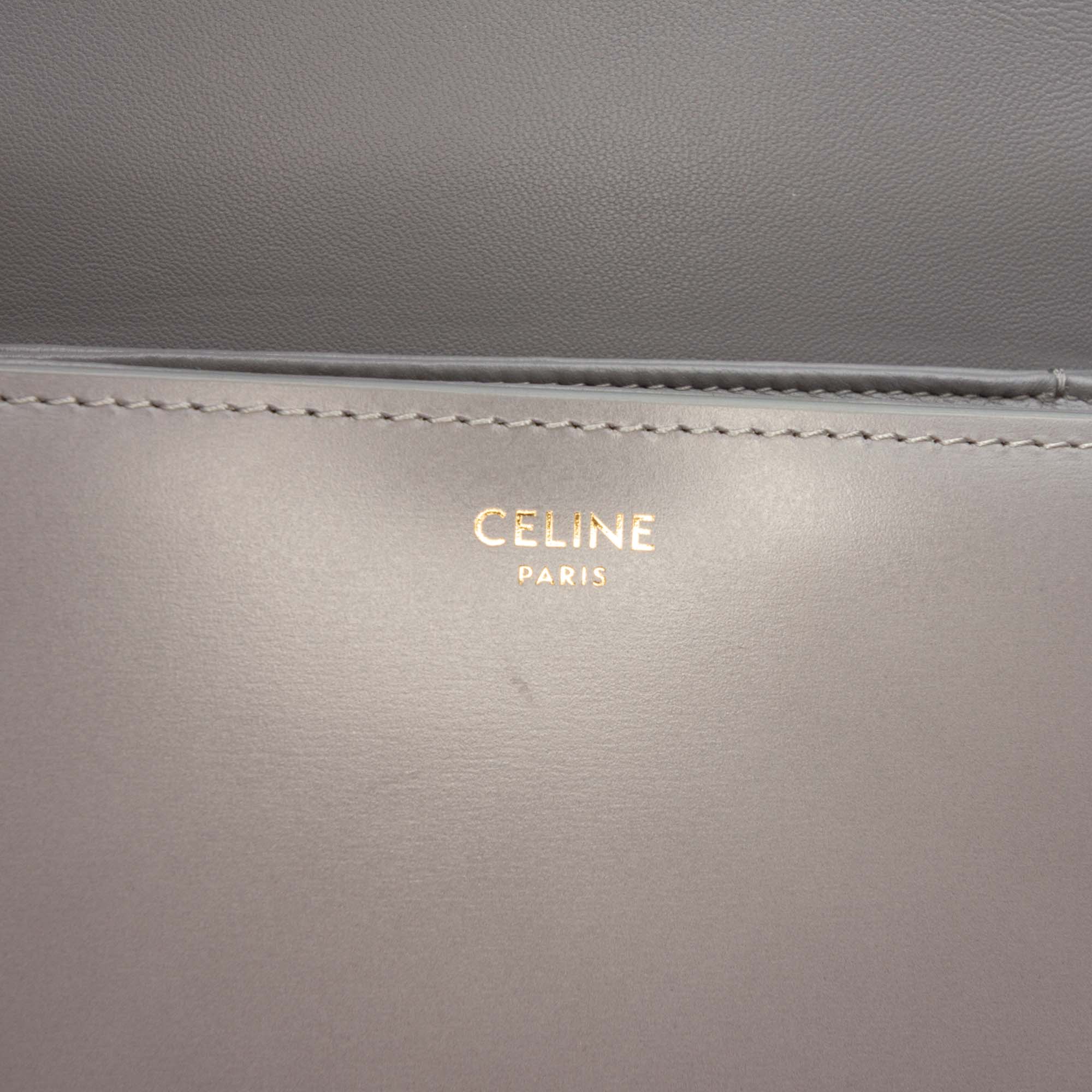 Celine Teen Shiny Calfskin Triomphe Crossbody - image 5