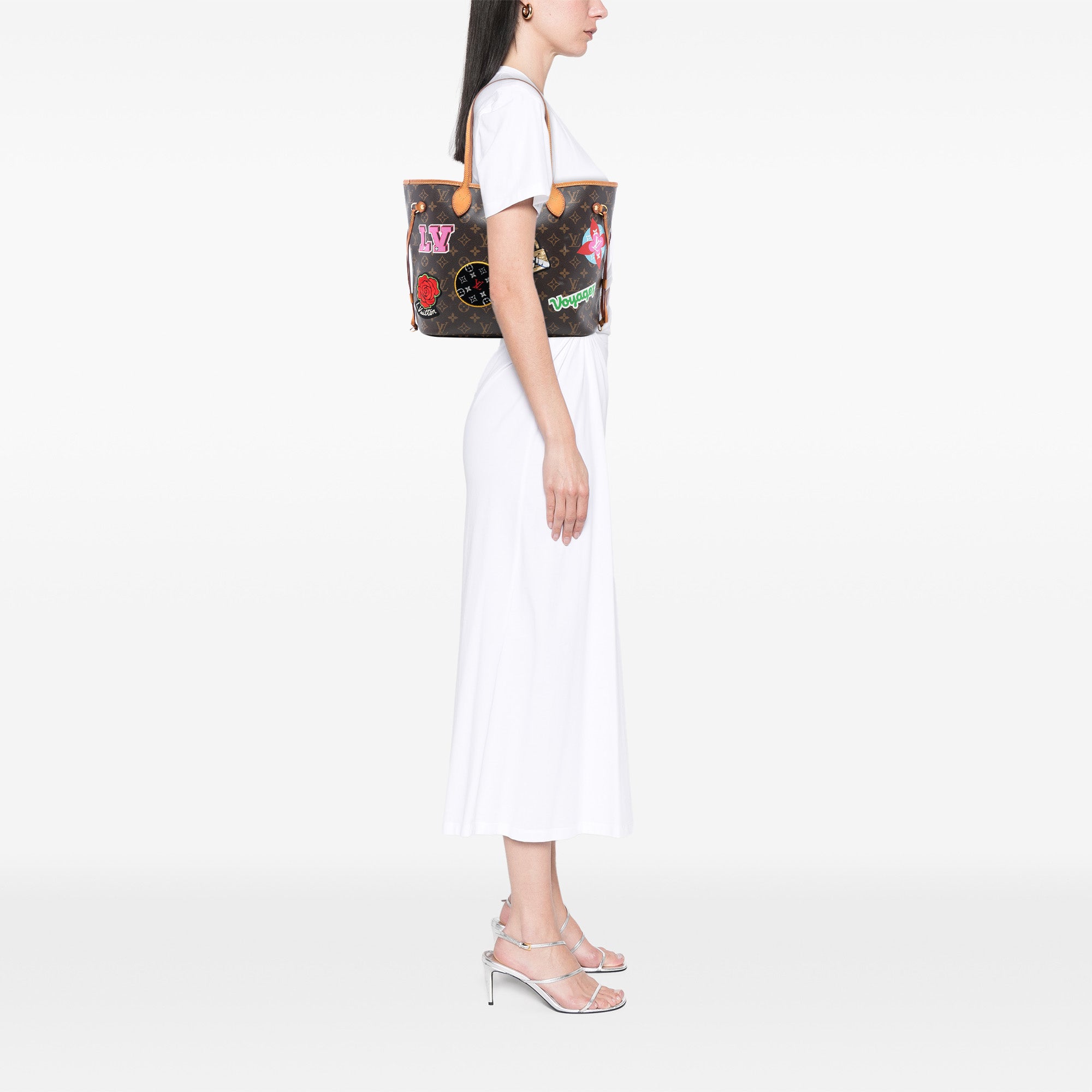 Louis Vuitton Monogram Patches Neverfull MM - image 7