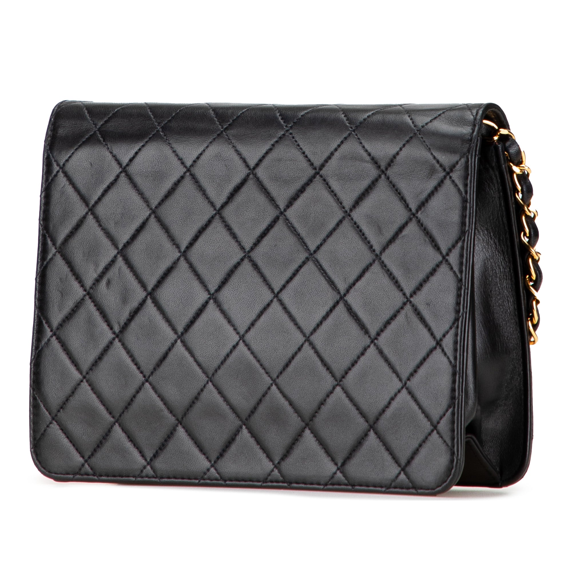 Chanel Small CC Quilted Lambskin Single Flap - image 2