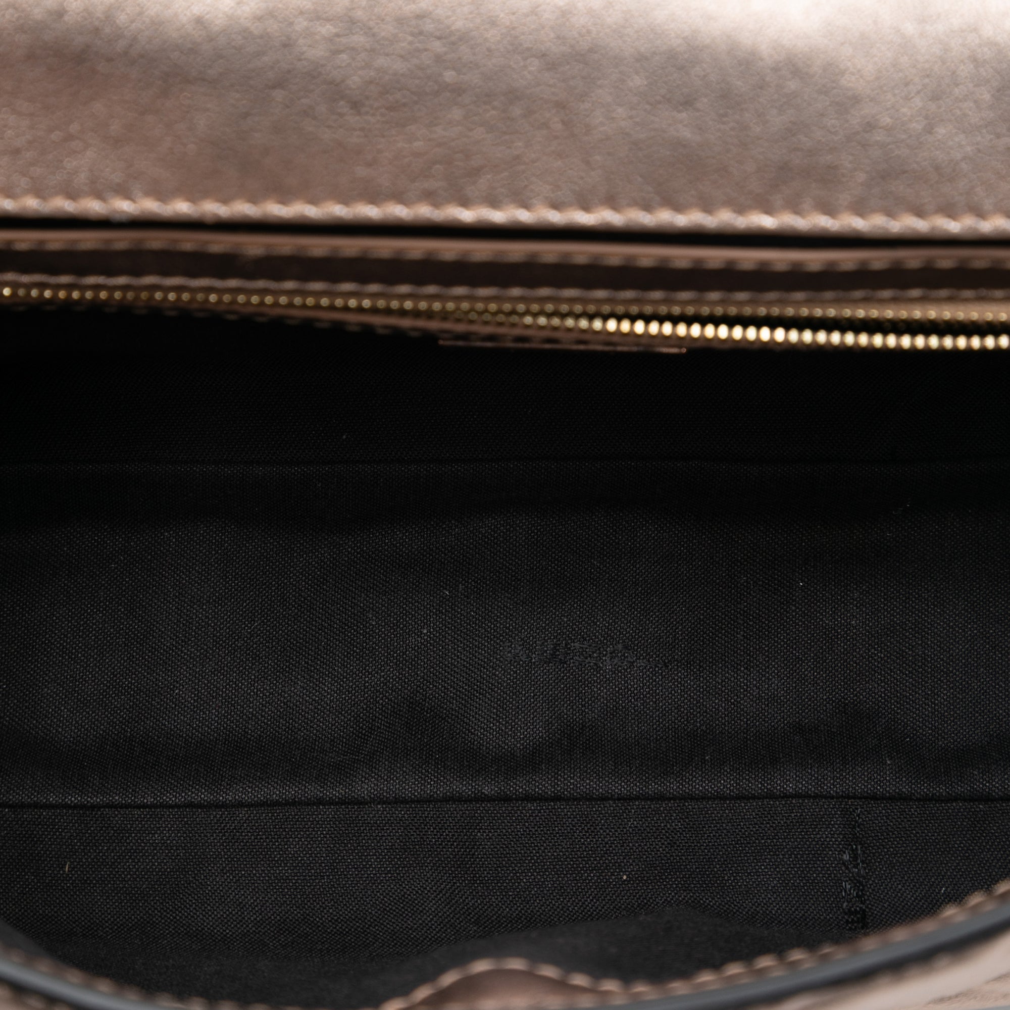 Fendi Zucca Embossed Leather Baguette Satchel - image 4