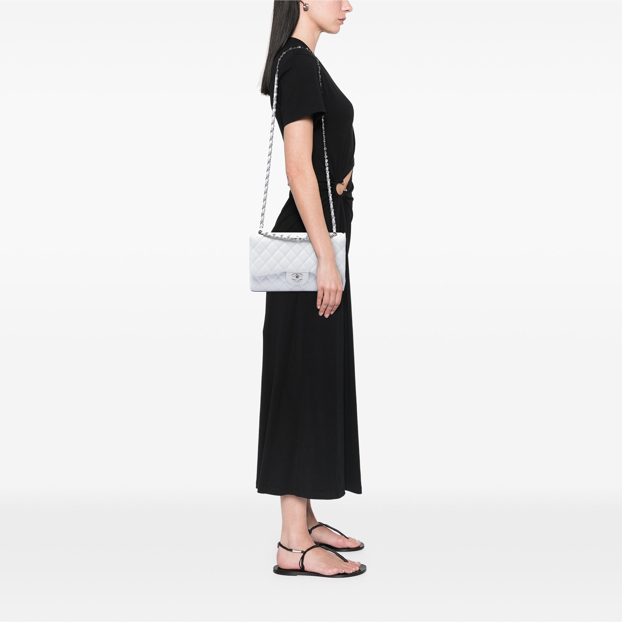 Chanel Jumbo Classic Caviar Double Flap - image 6