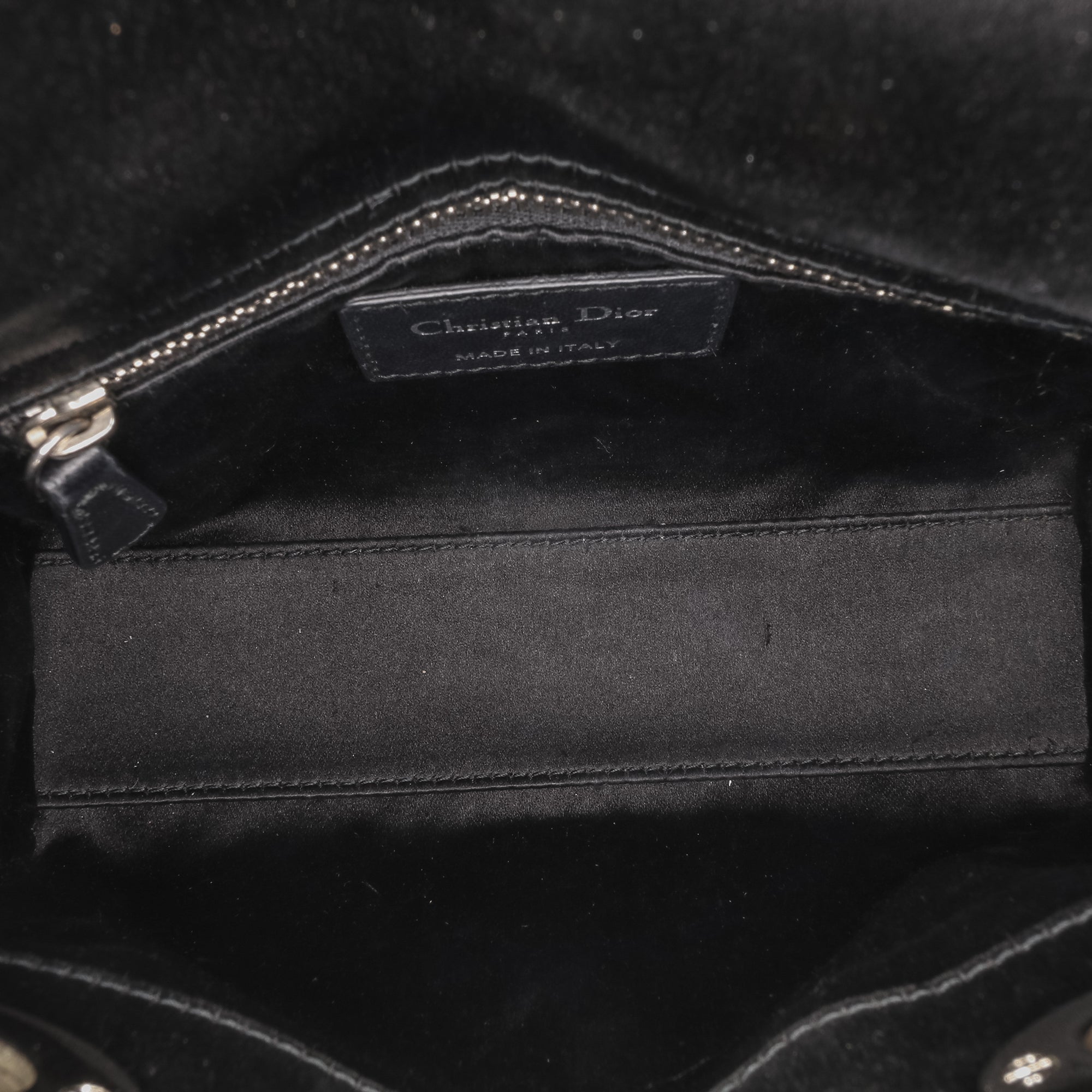 Dior Mini Velvet Cannage Strass Embellished Lady Dior - image 4