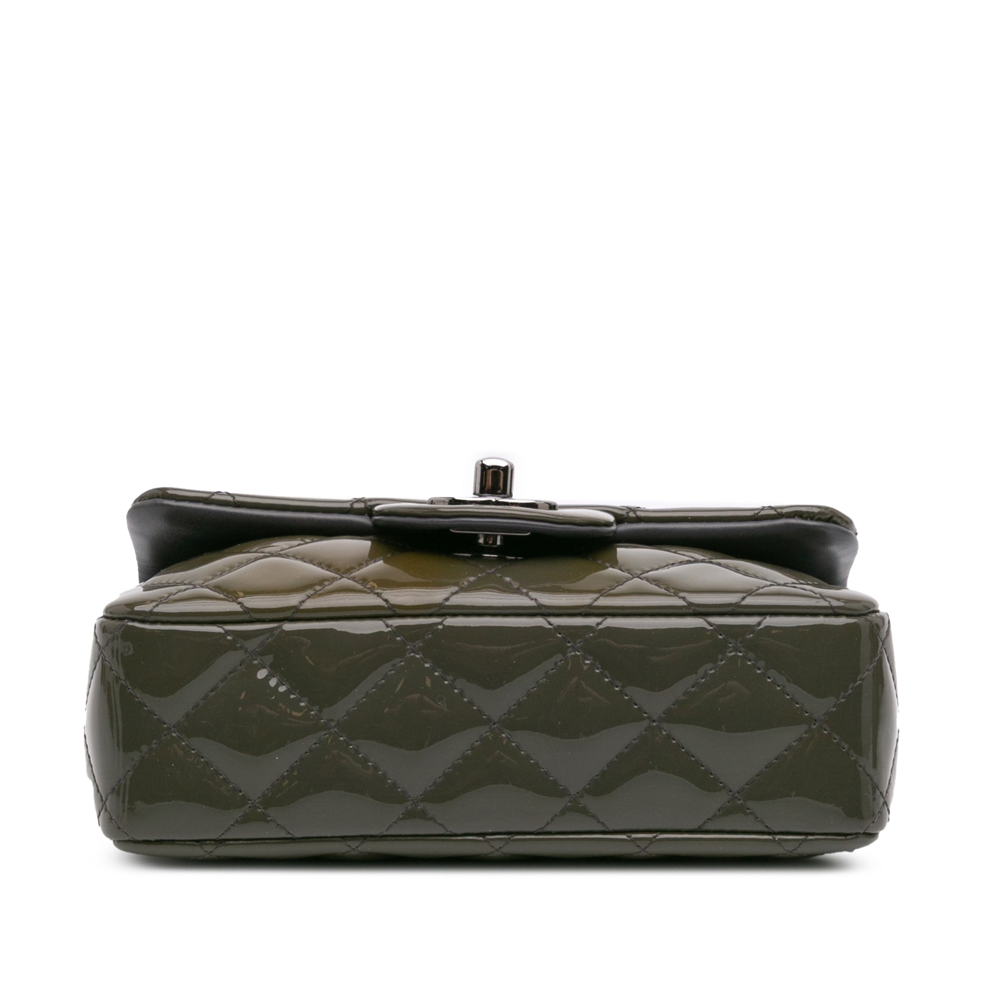 Chanel Extra Mini Rectangular Classic Patent Single Flap - image 3