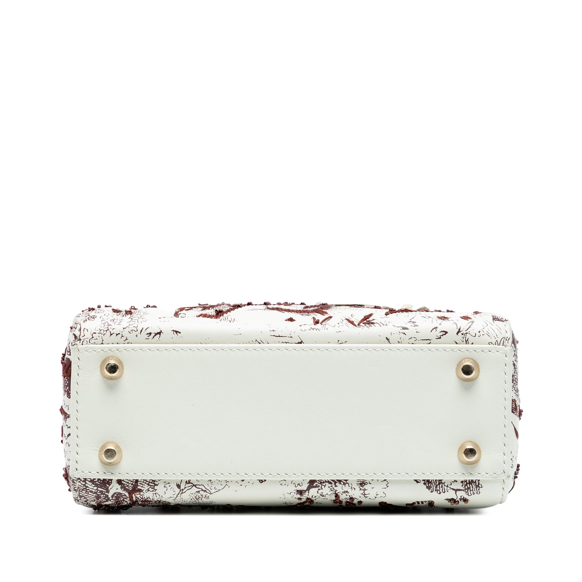 Dior Limited Edition Mini Calfskin Embroidered Toile de Jouy Lady Dior - image 3