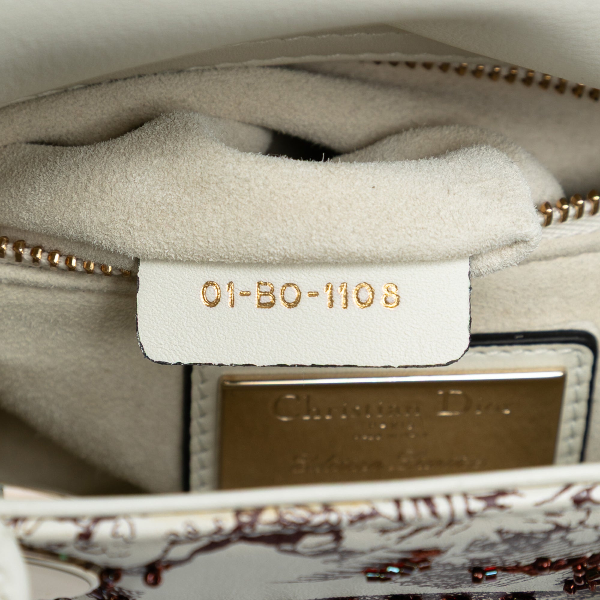 Dior Limited Edition Mini Calfskin Embroidered Toile de Jouy Lady Dior - image 6