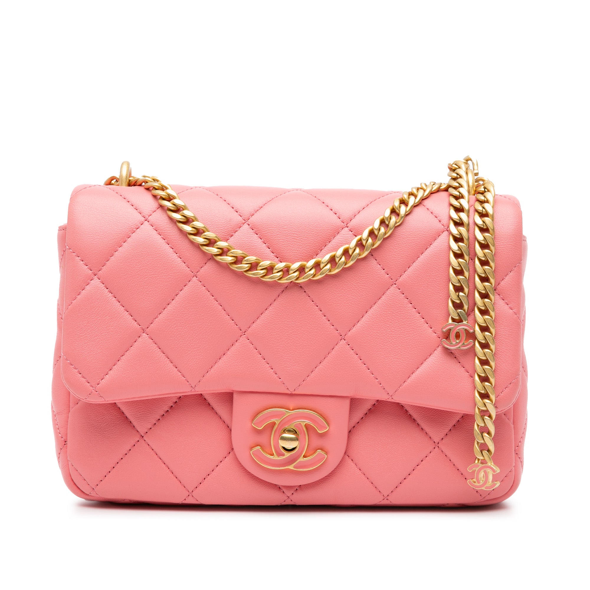Chanel Small Lambskin Pending CC Flap - image 1