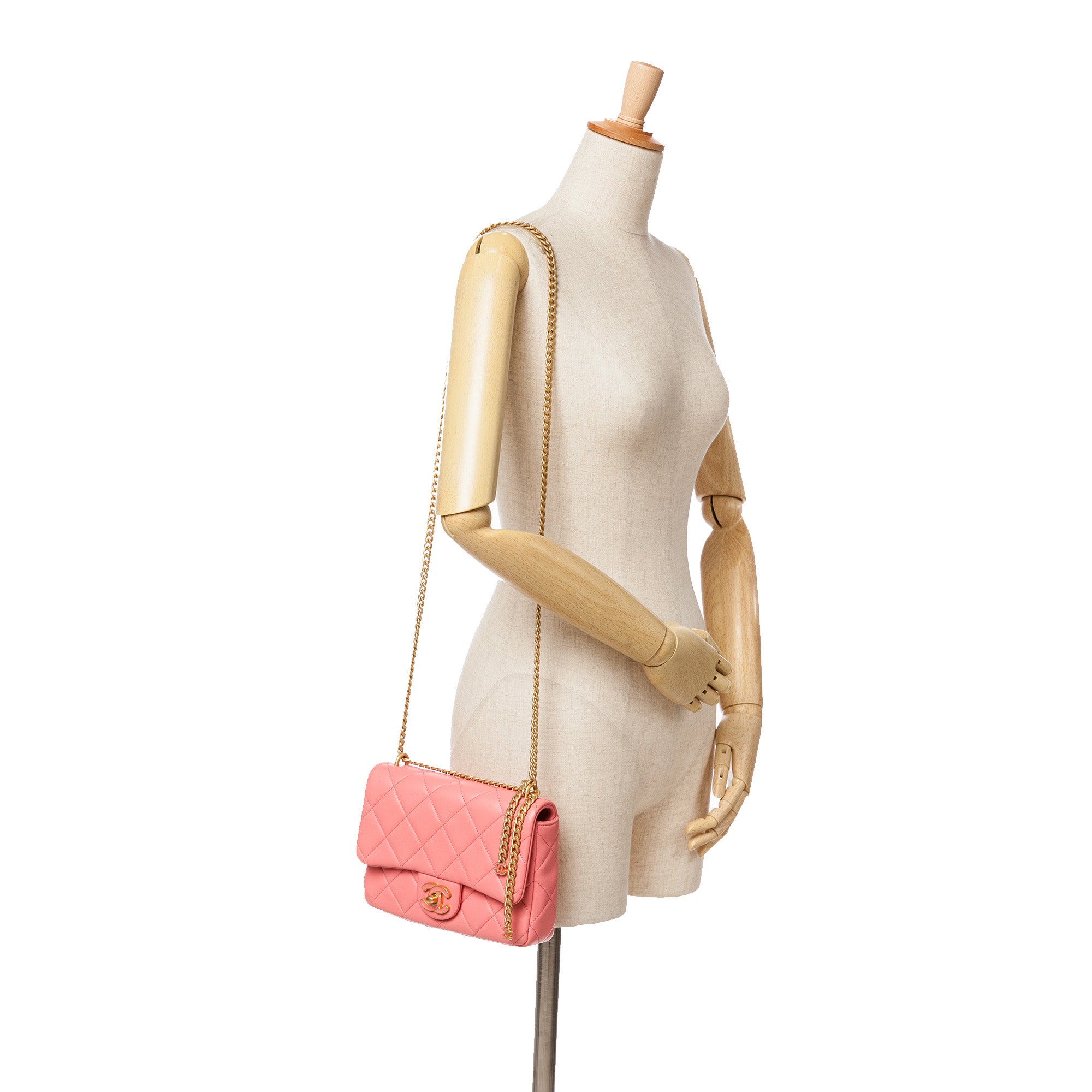 Chanel Small Lambskin Pending CC Flap - image 10