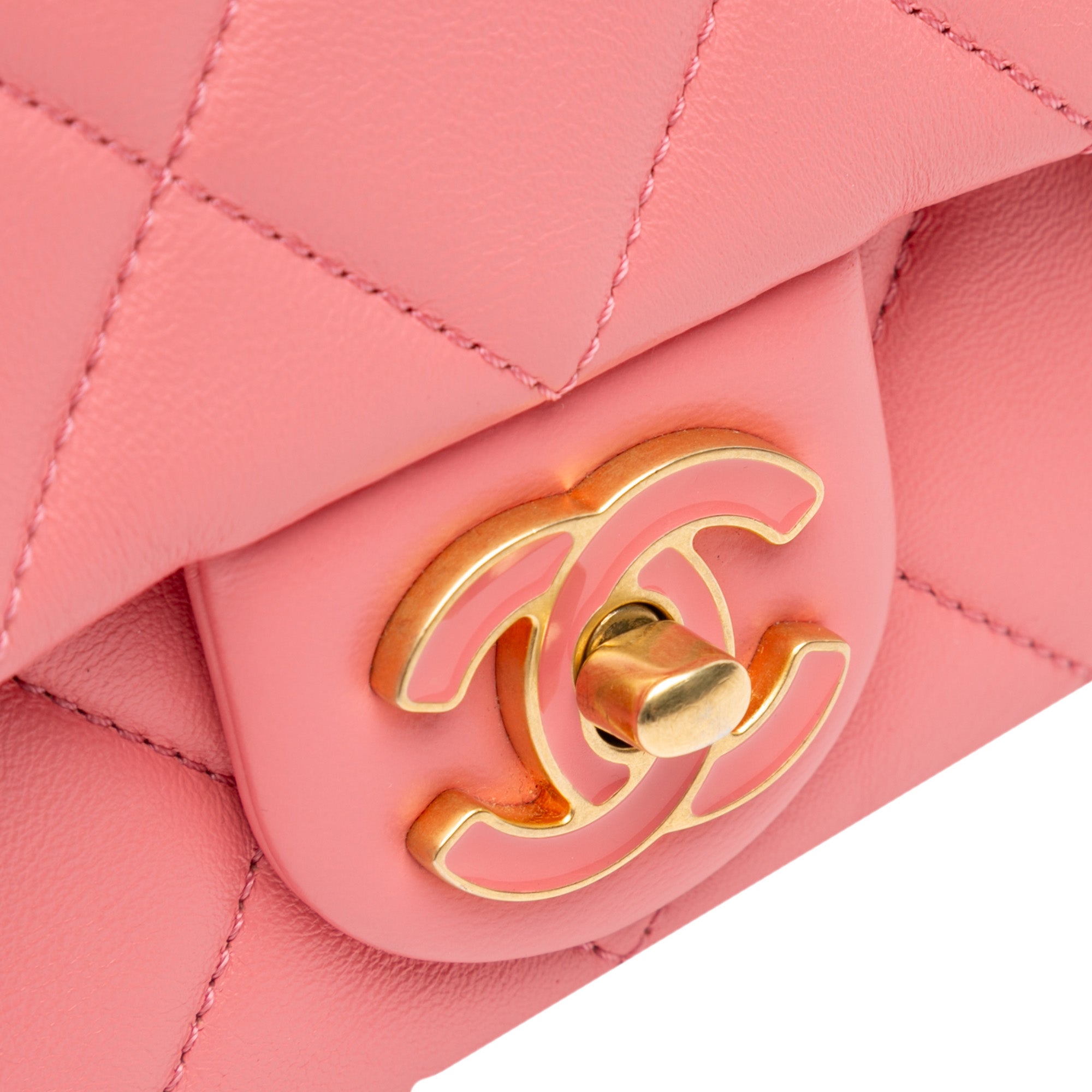 Chanel Small Lambskin Pending CC Flap - image 8