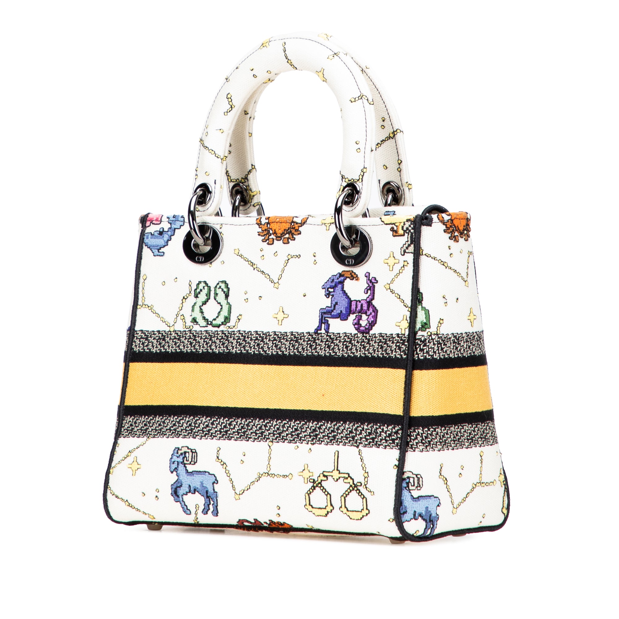 Dior Medium Embroidered Canvas Pixel Zodiac Lady D Lite - image 2