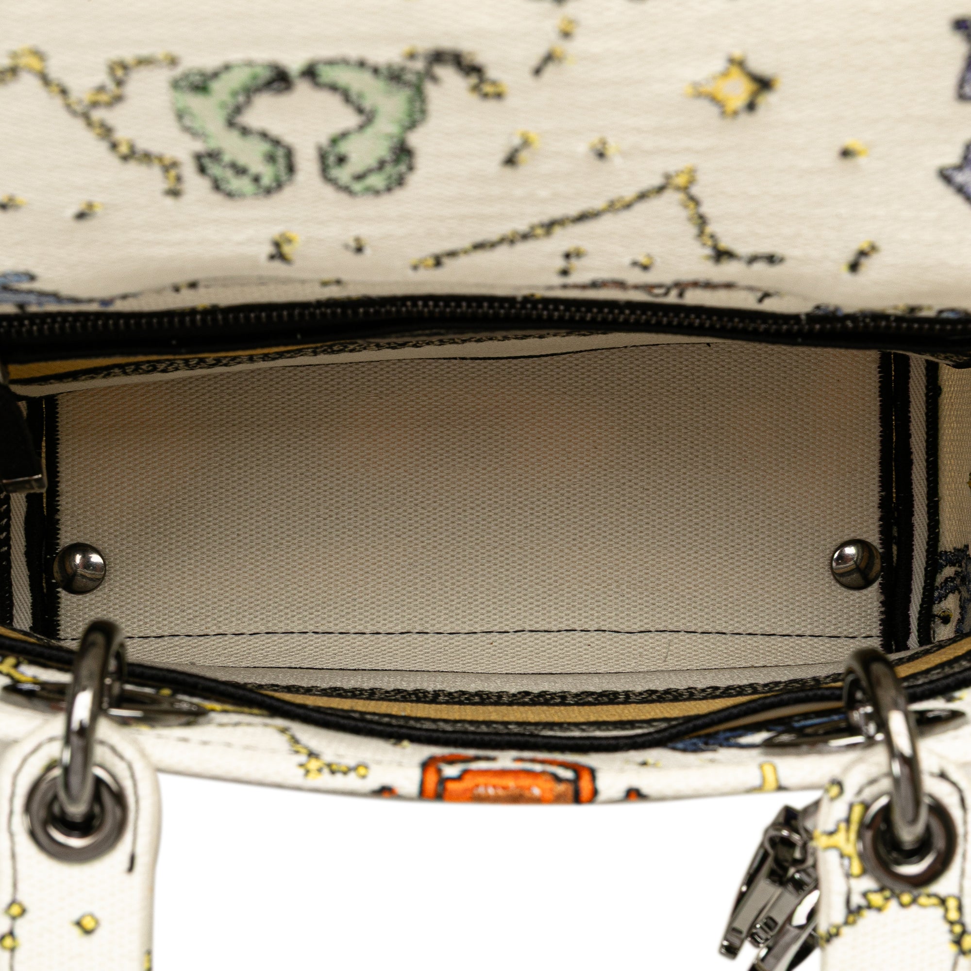 Dior Medium Embroidered Canvas Pixel Zodiac Lady D Lite - image 4