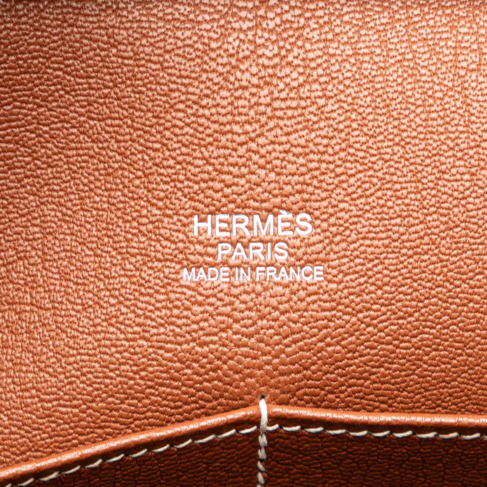 Hermès Barenia and Toile Rocobar Plume 32 - image 5