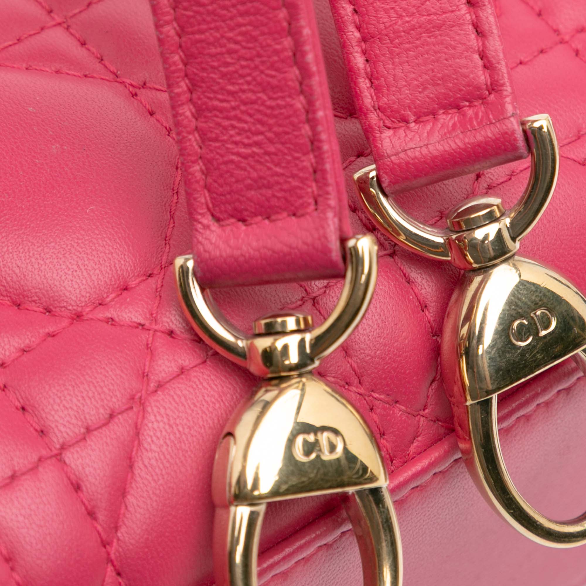 Dior Mini Lambskin Cannage Lady Dior - image 8