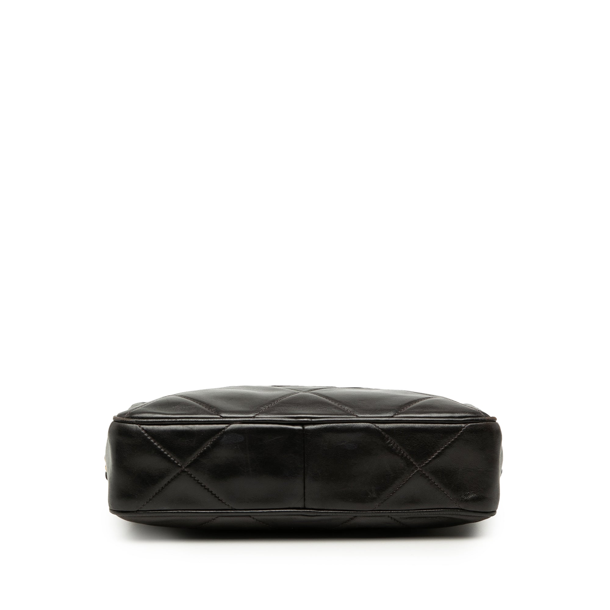 Chanel CC Diamond Quilted Lambskin Tassel Camera Bag - image 3