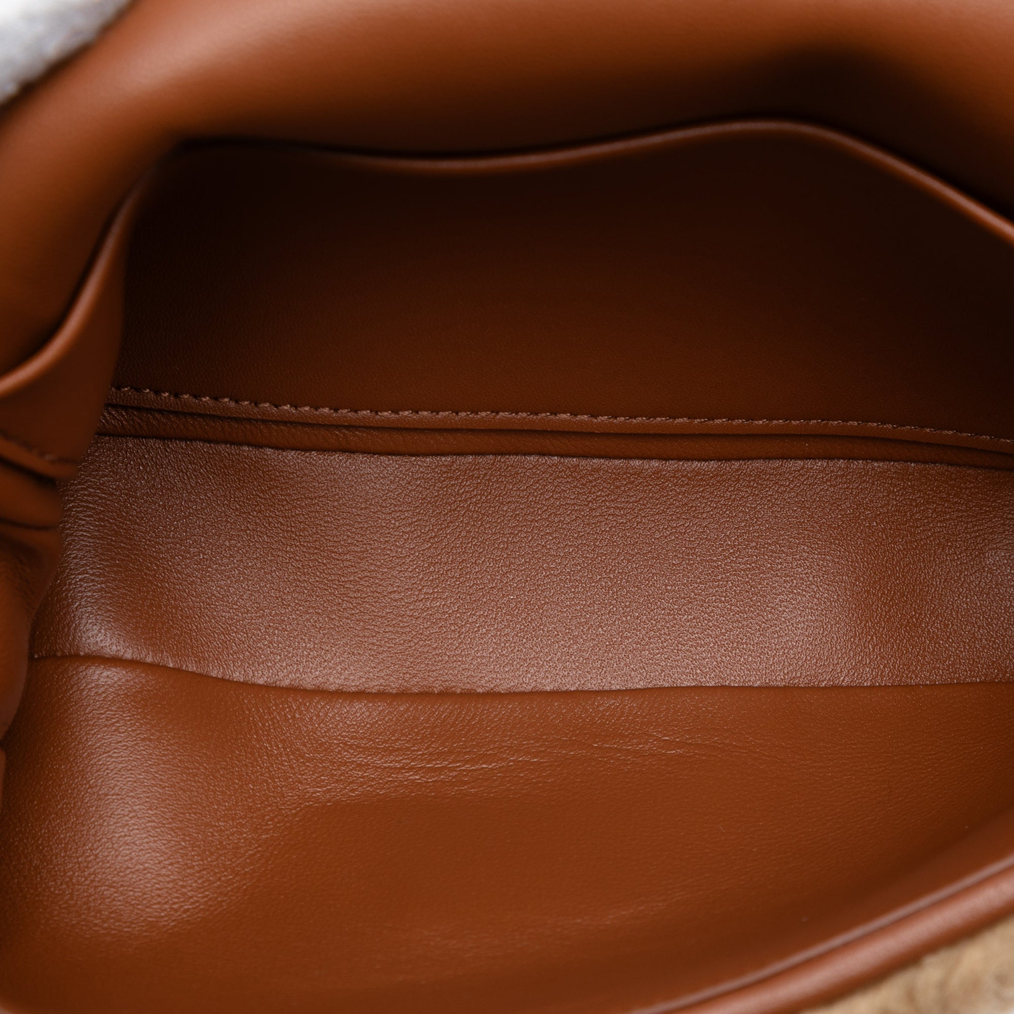 Celine Shearling Triomphe Shoulder Bag - image 4