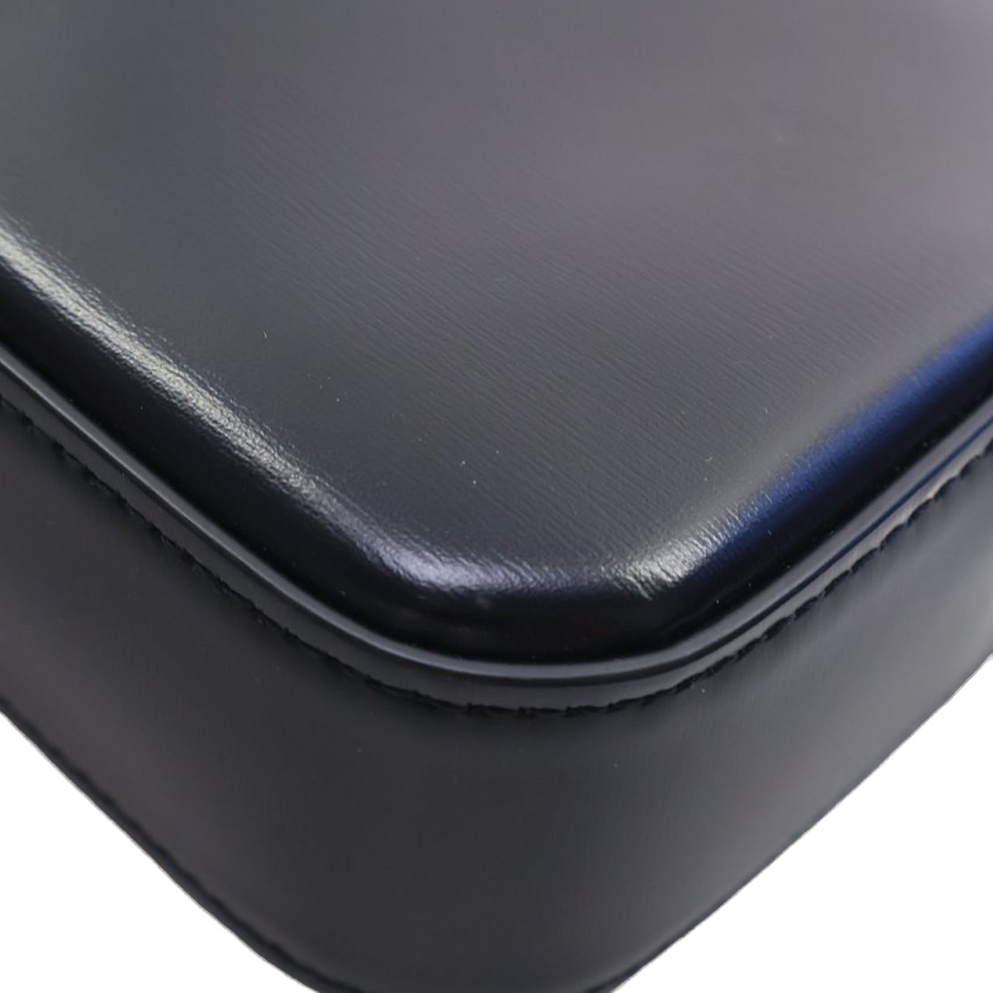Celine Shiny Calfskin Triomphe Claude Shoulder Bag - image 6