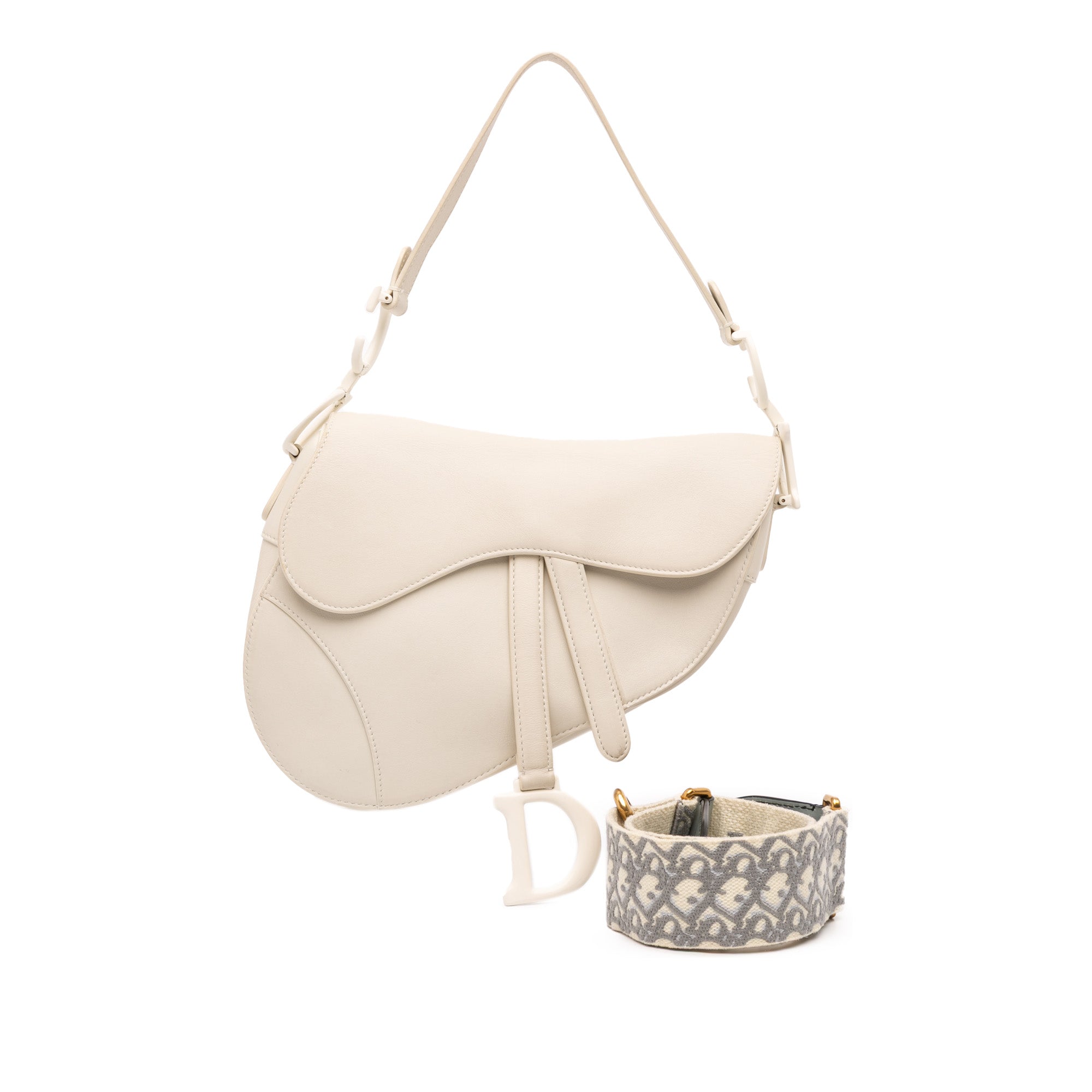 Dior Ultra Matte Calfskin Saddle Bag - image 11