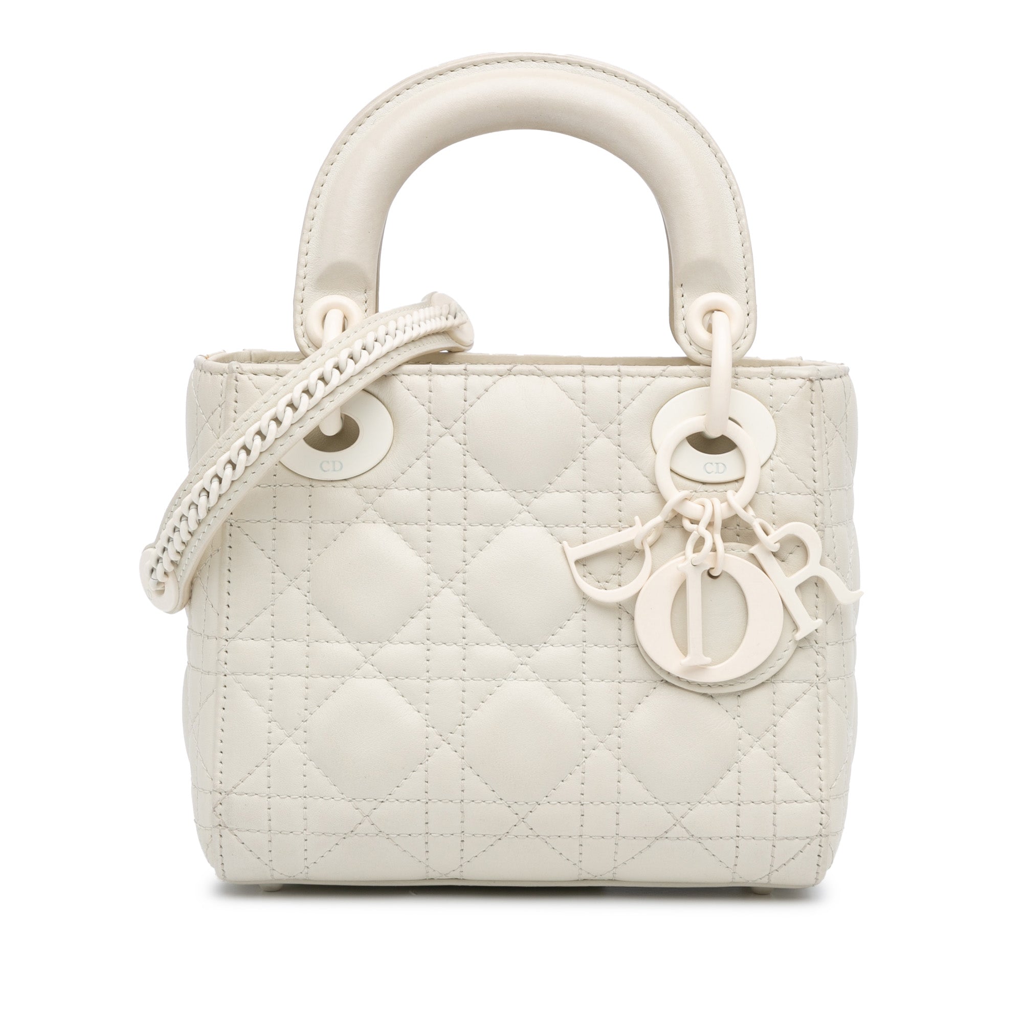 Dior Mini Ultra Matte Calfskin Cannage Lady Dior - image 1