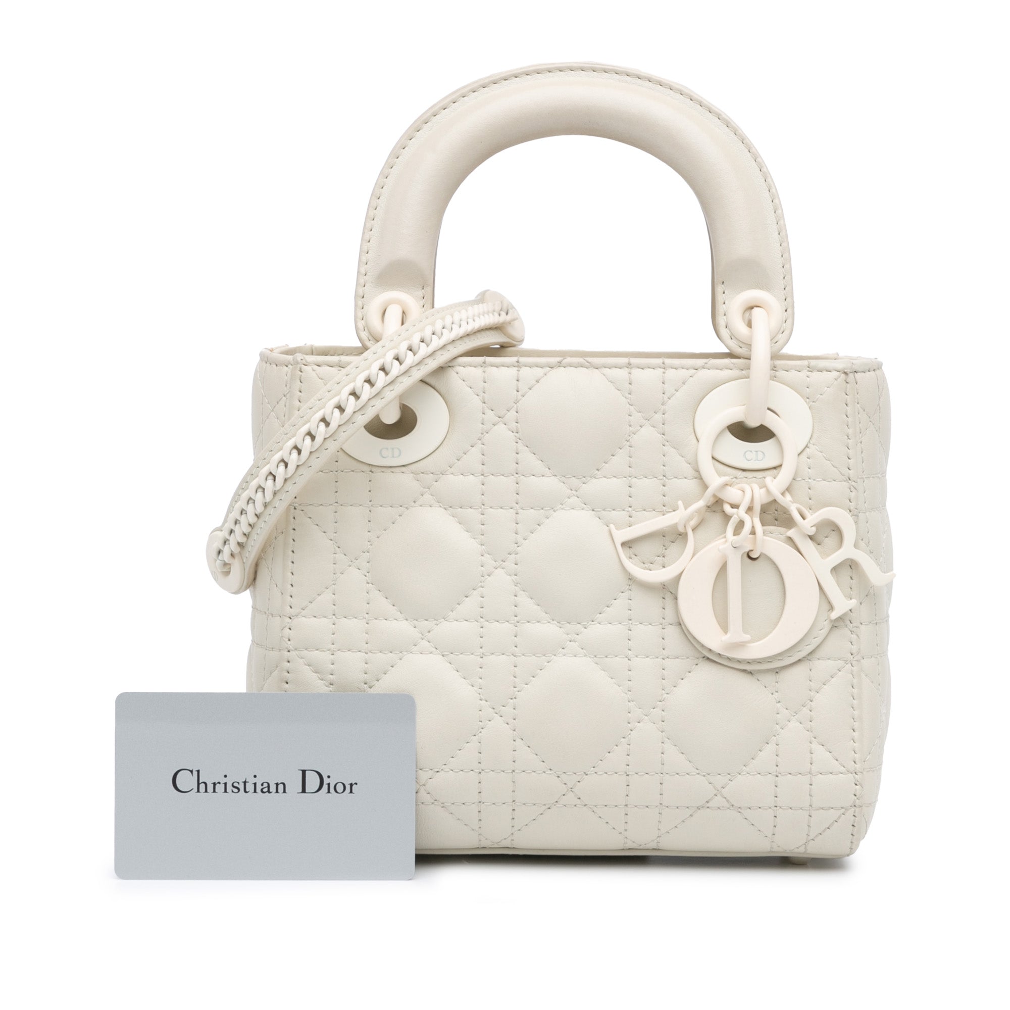 Dior Mini Ultra Matte Calfskin Cannage Lady Dior - image 9