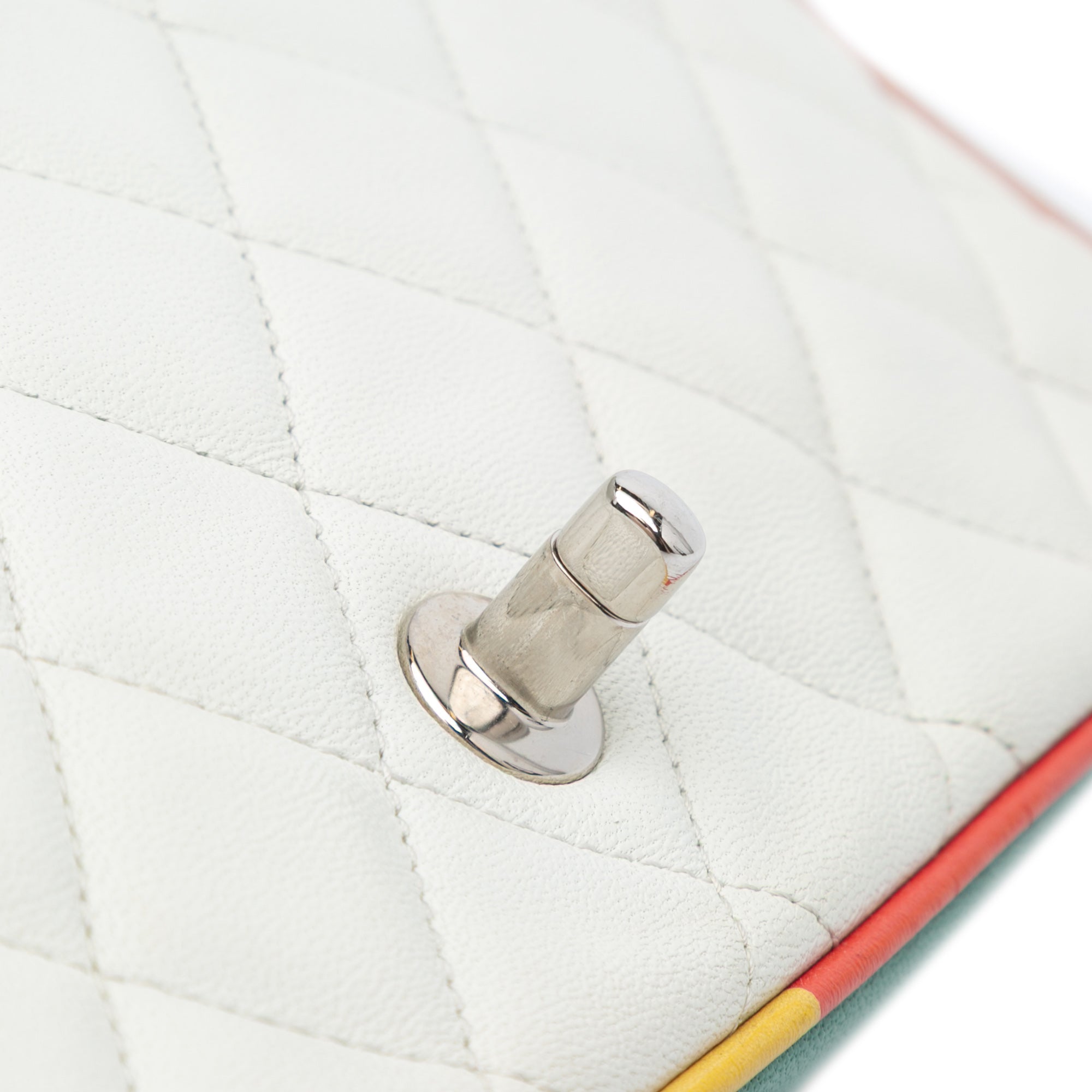 Chanel Medium Quilted Lambskin Acrylic Cuba Color Flap - image 8