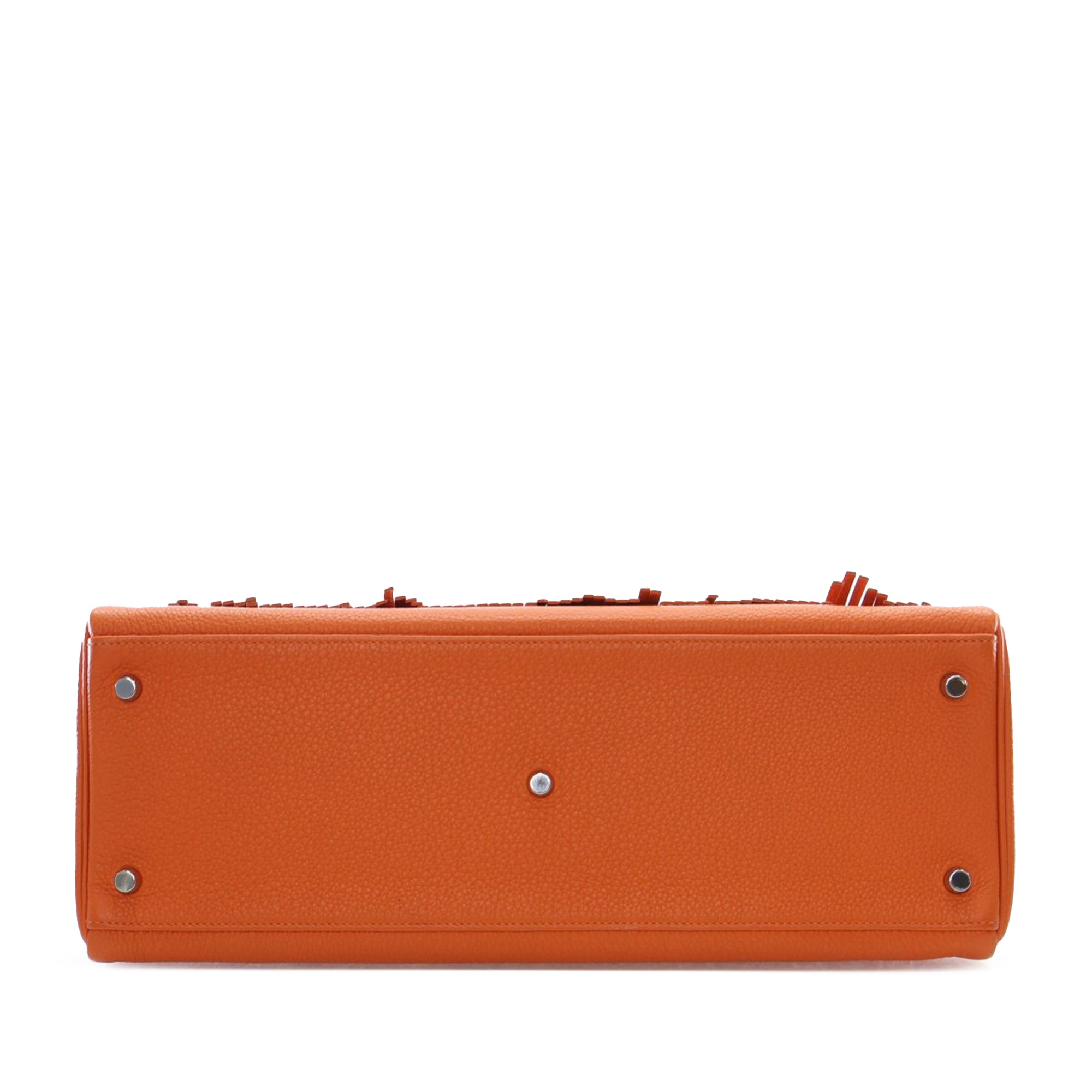 Hermès Clemence JPG Fringe Shoulder Kelly 42 - image 3