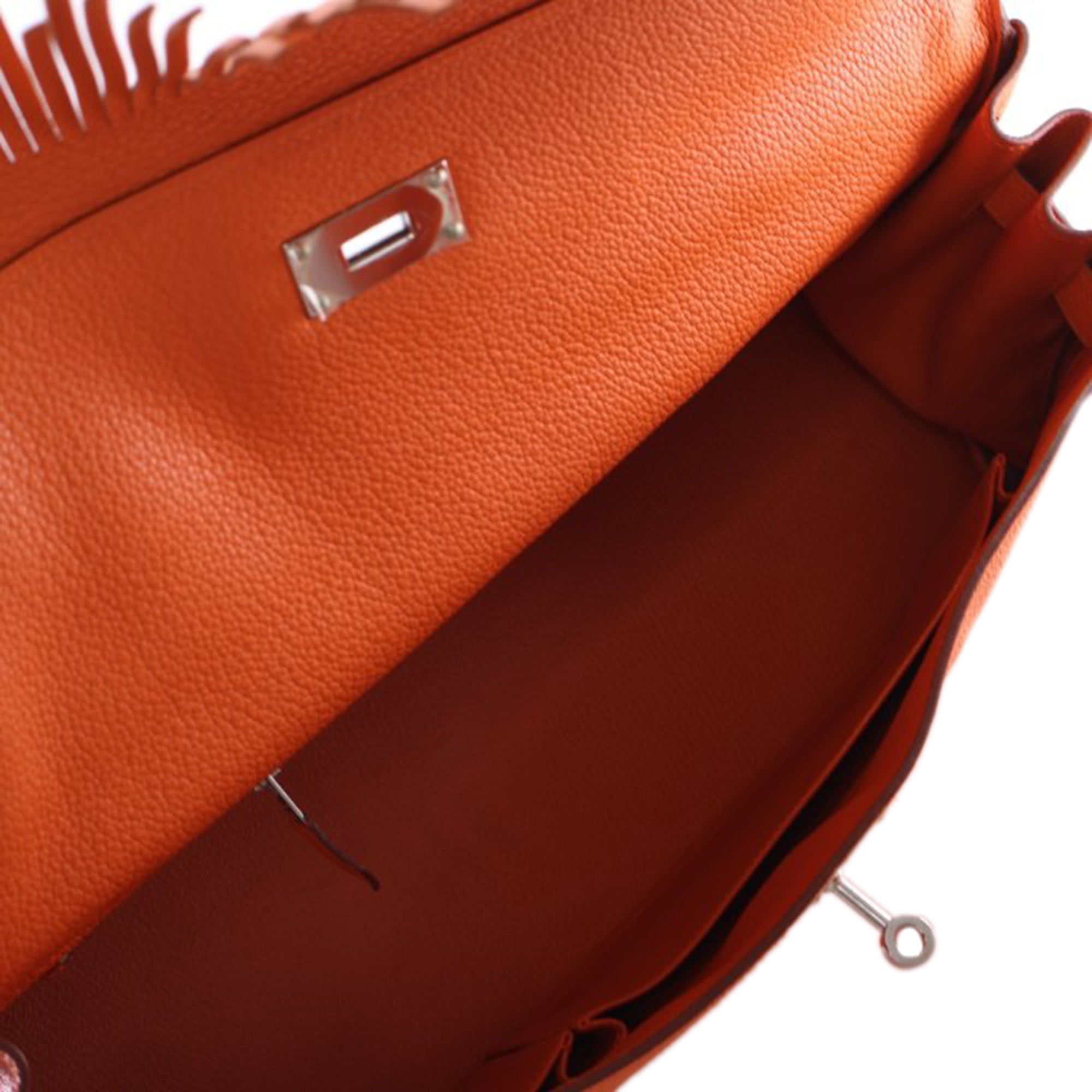 Hermès Clemence JPG Fringe Shoulder Kelly 42 - image 4
