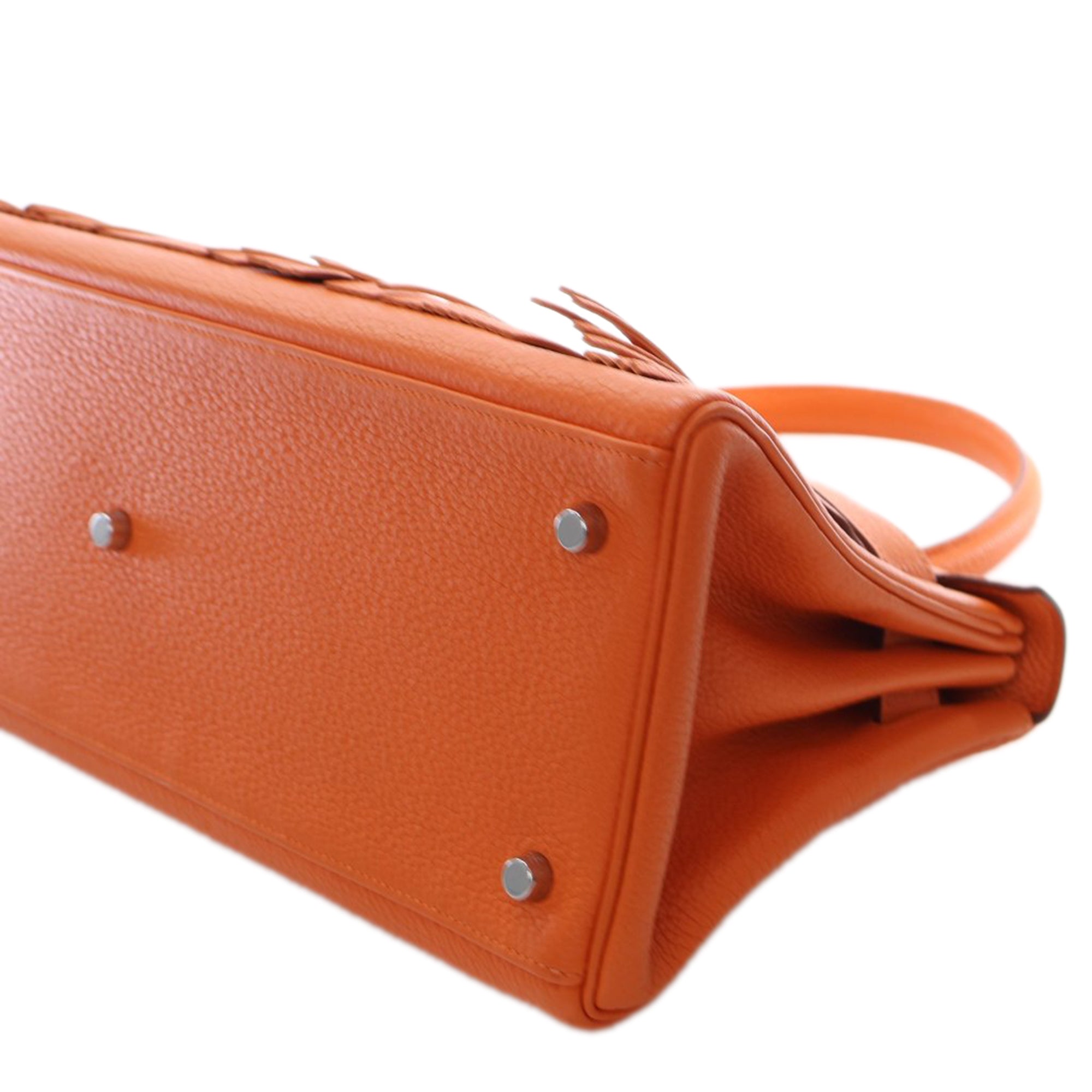 Hermès Clemence JPG Fringe Shoulder Kelly 42 - image 7