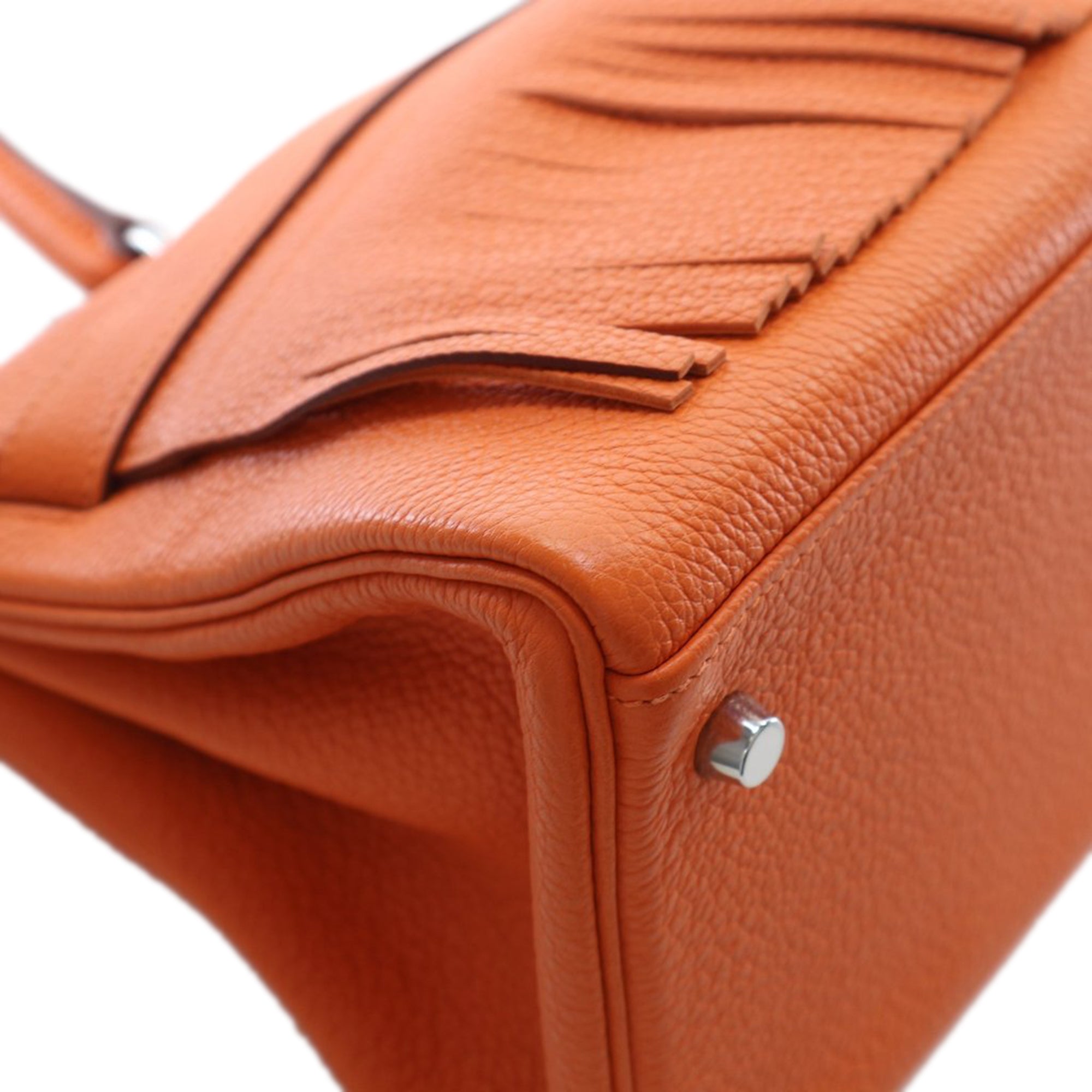 Hermès Clemence JPG Fringe Shoulder Kelly 42 - image 8