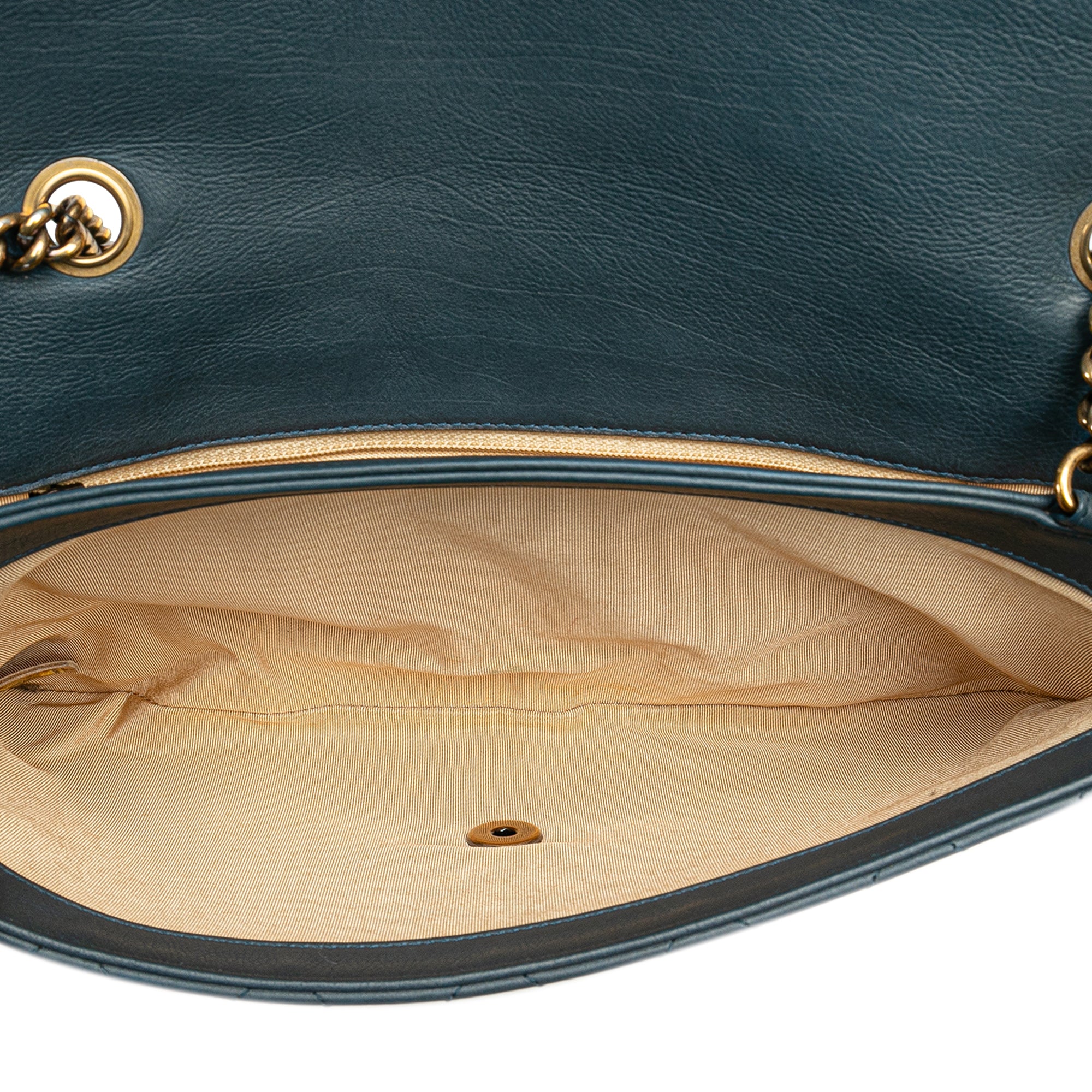 Chanel Quilted Calfskin CC Crown Flap - image 5