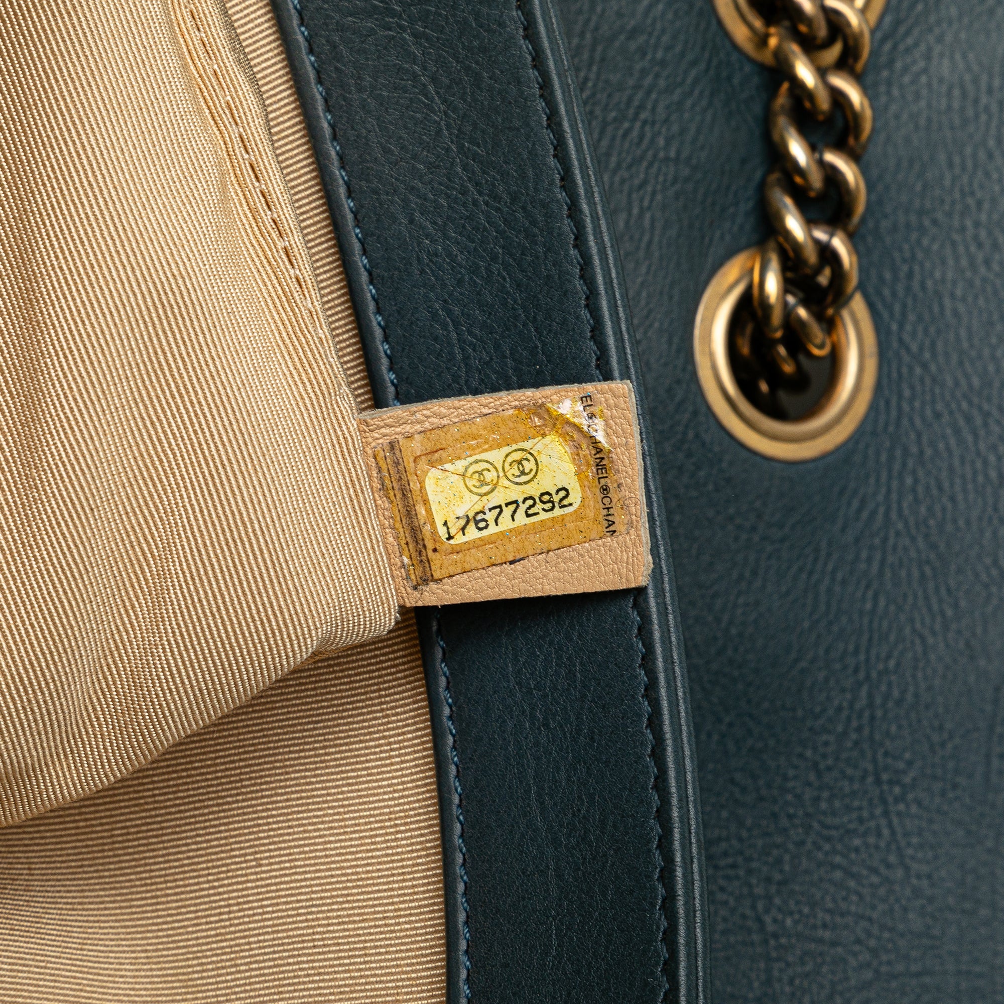 Chanel Quilted Calfskin CC Crown Flap - image 8