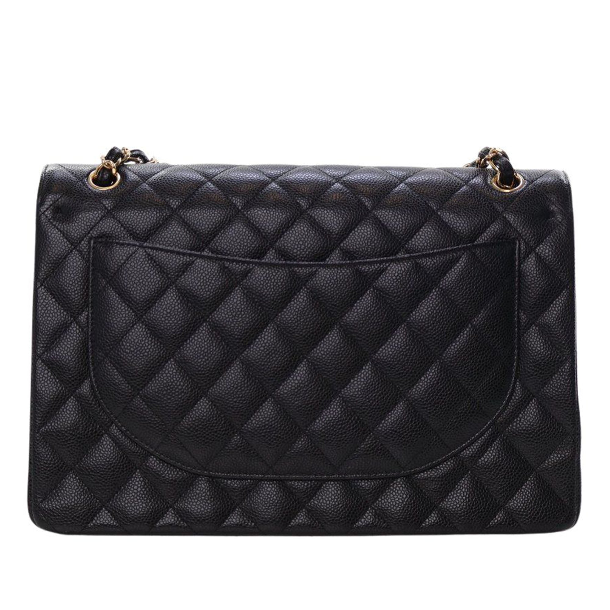 Chanel Maxi Classic Caviar Double Flap - image 2