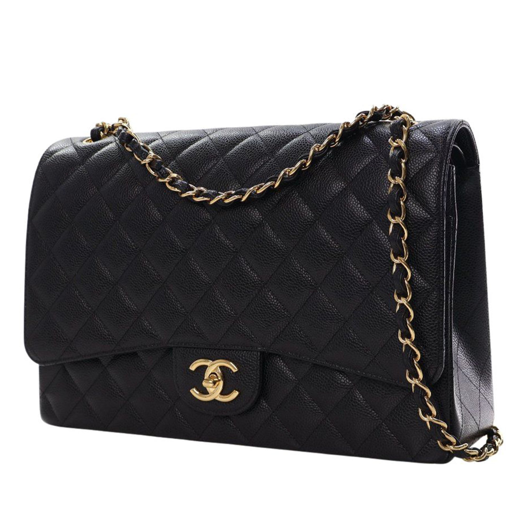 Chanel Maxi Classic Caviar Double Flap - image 8