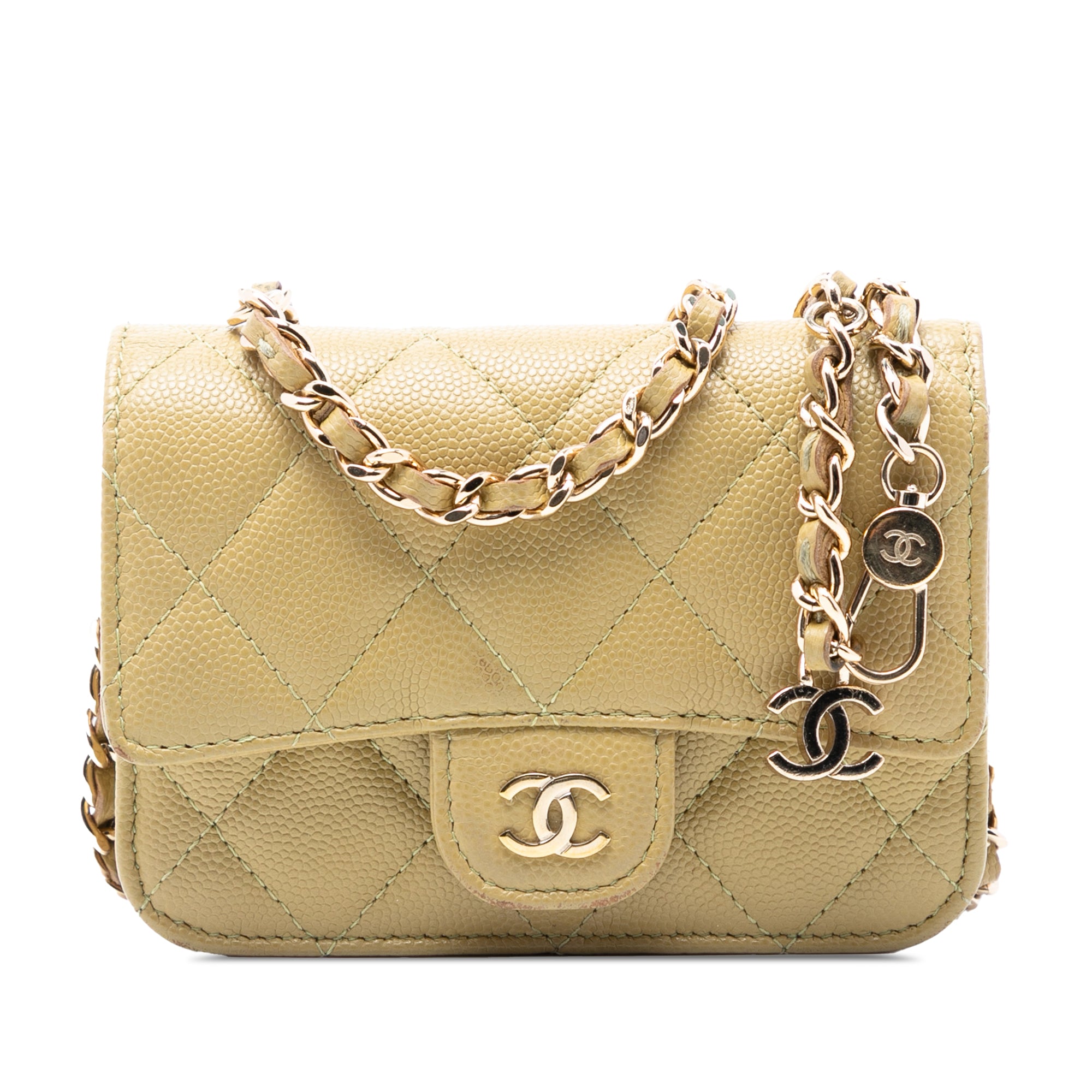 Chanel Classic Caviar Chain Belt Bag - image 1