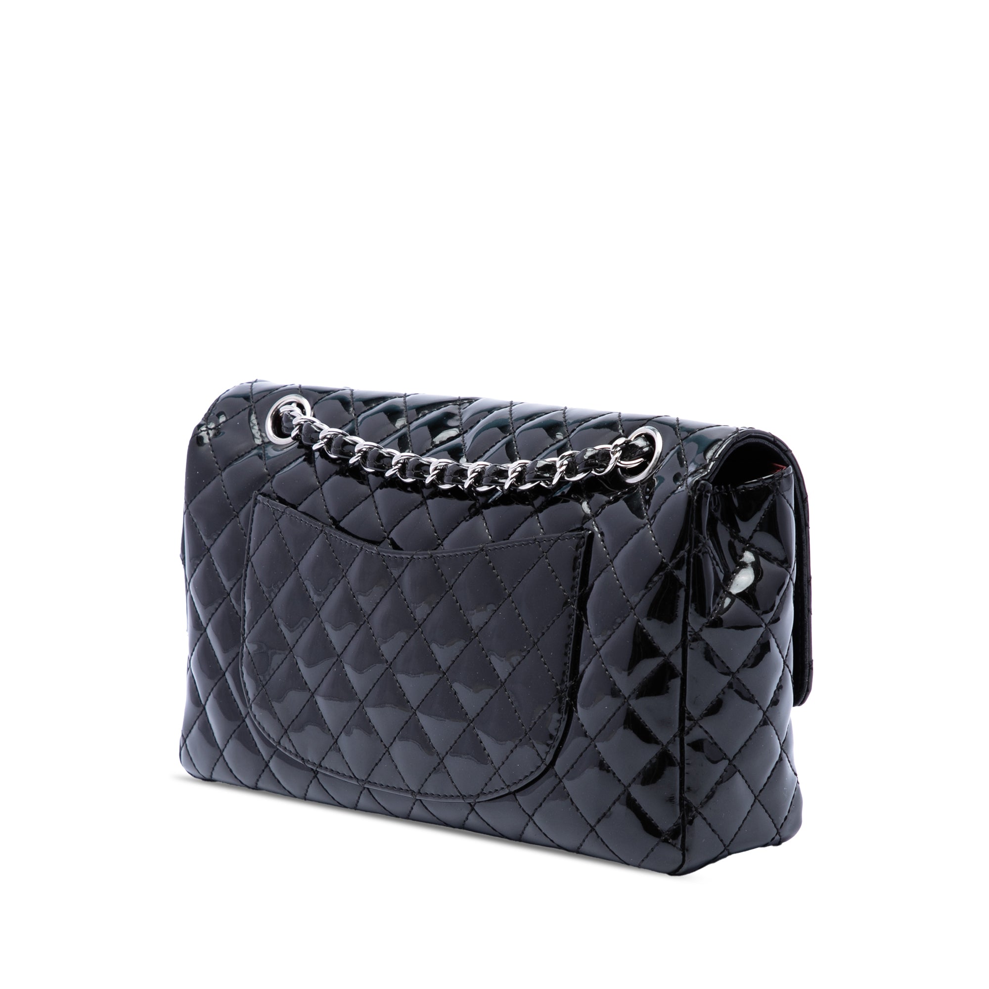 Chanel Medium Quilted Patent Secret Label Flap - image 2