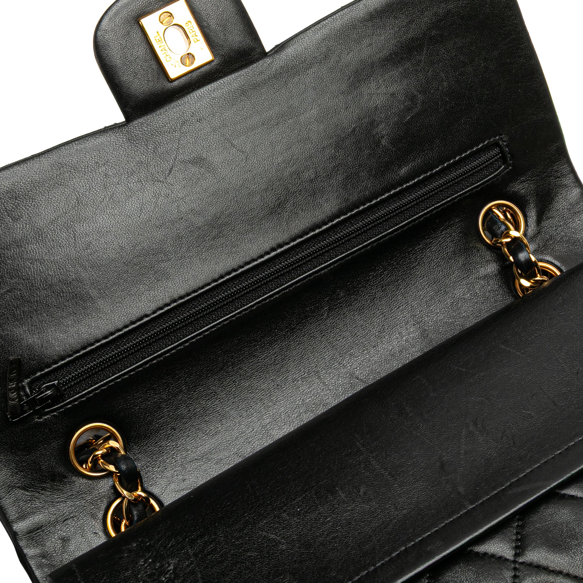 Chanel Medium Classic Lambskin Double Flap - image 11