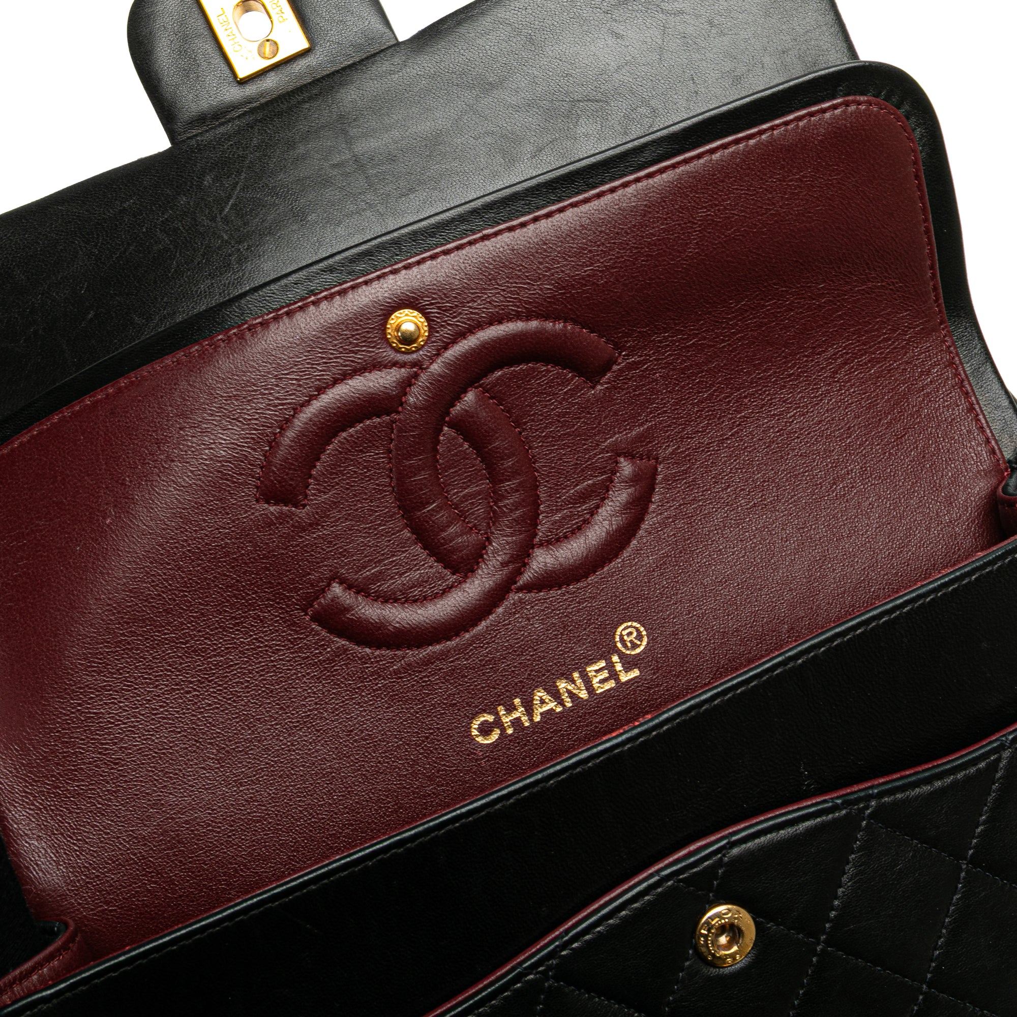 Chanel Medium Classic Lambskin Double Flap - image 12