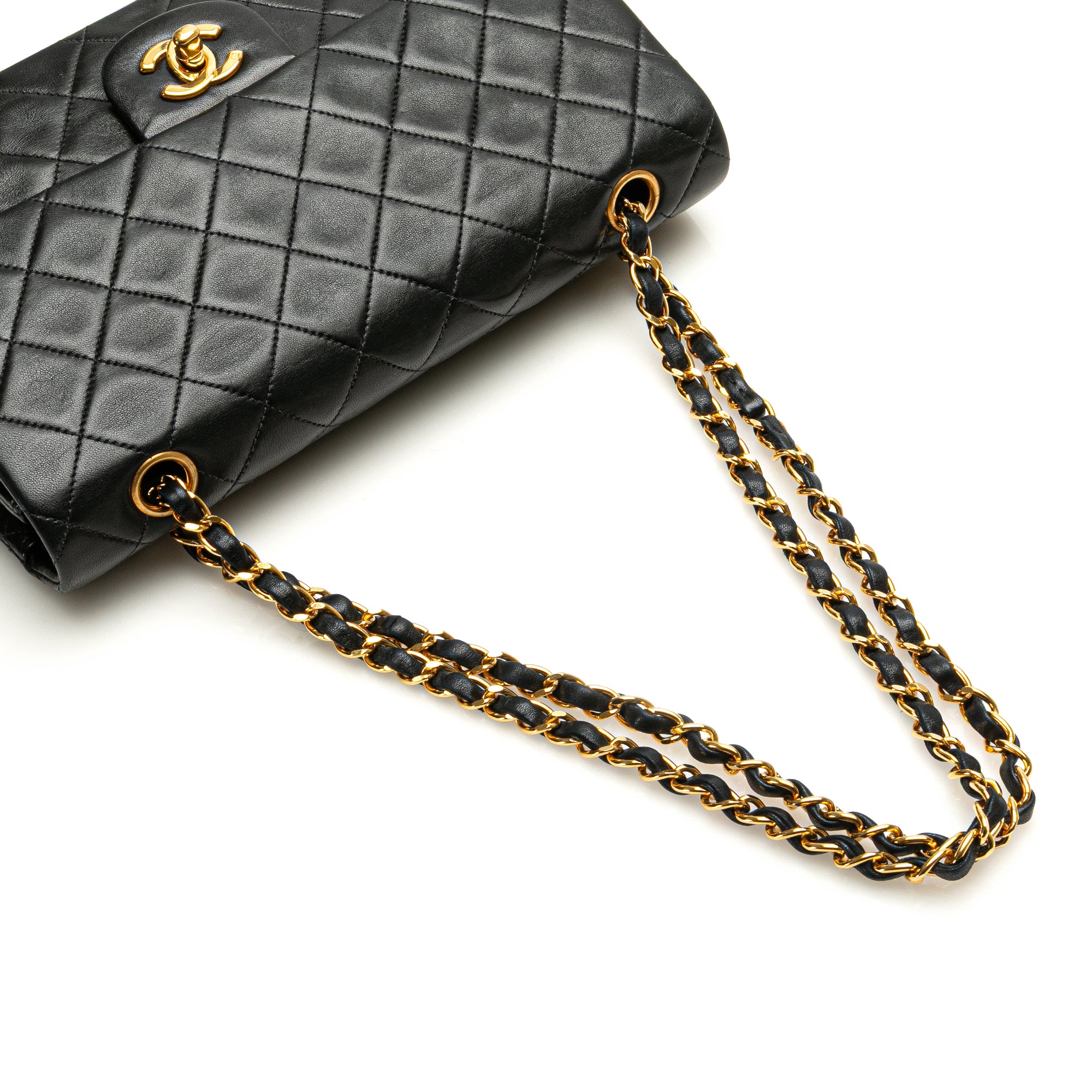 Chanel Medium Classic Lambskin Double Flap - image 13