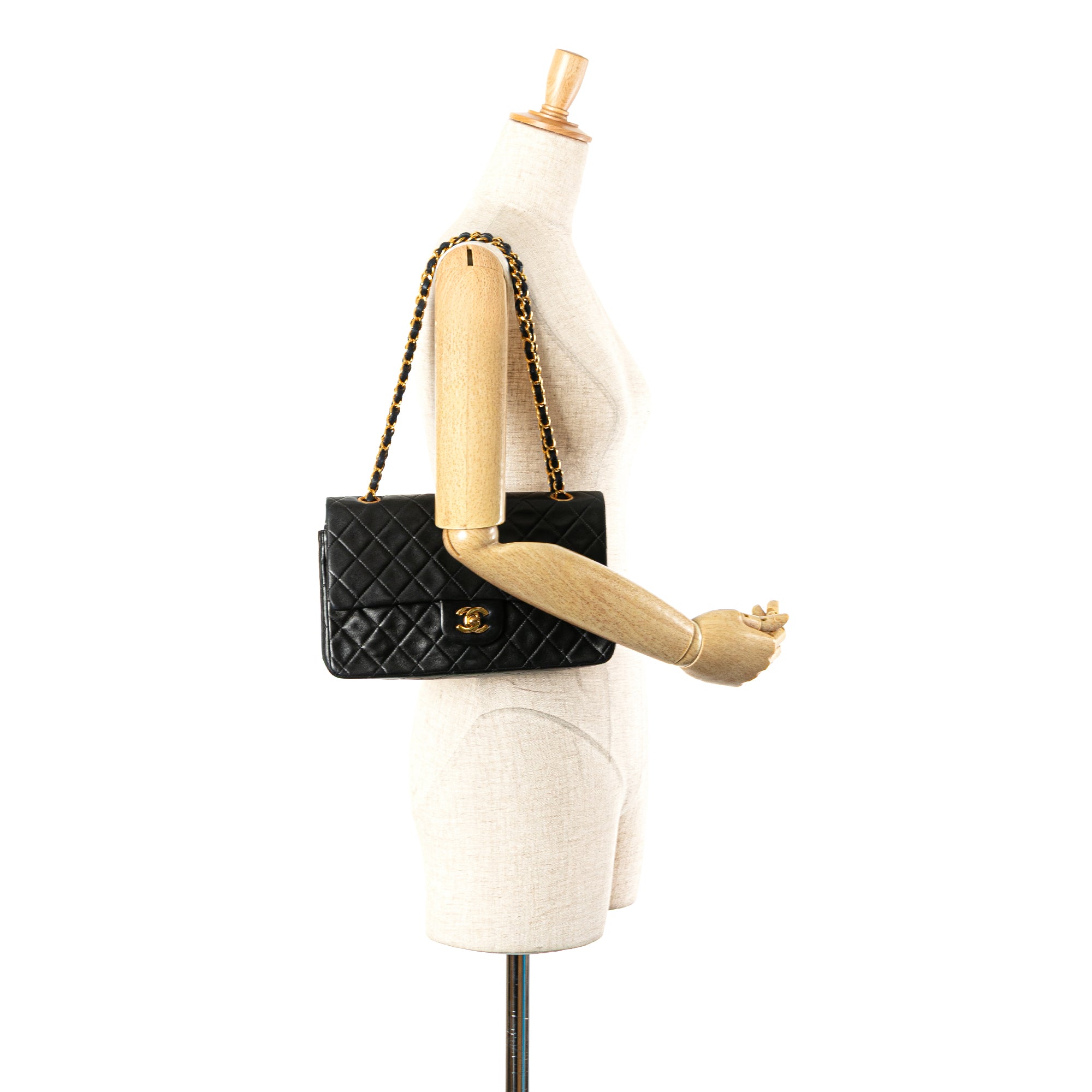 Chanel Medium Classic Lambskin Double Flap - image 14