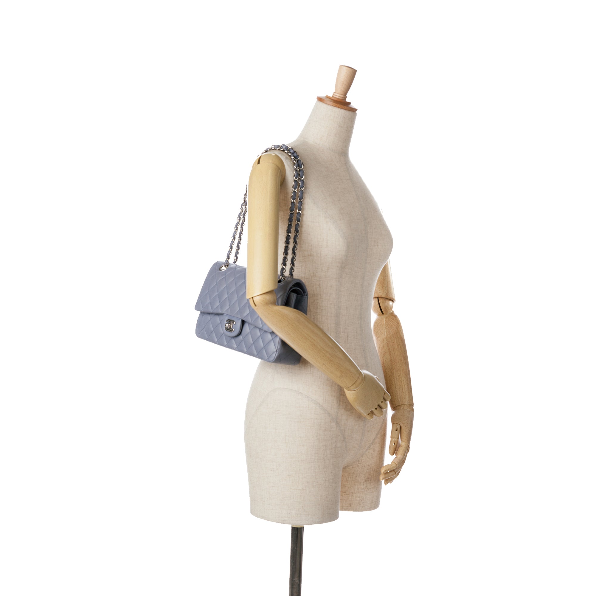 Chanel Medium Classic Lambskin Double Flap - image 9