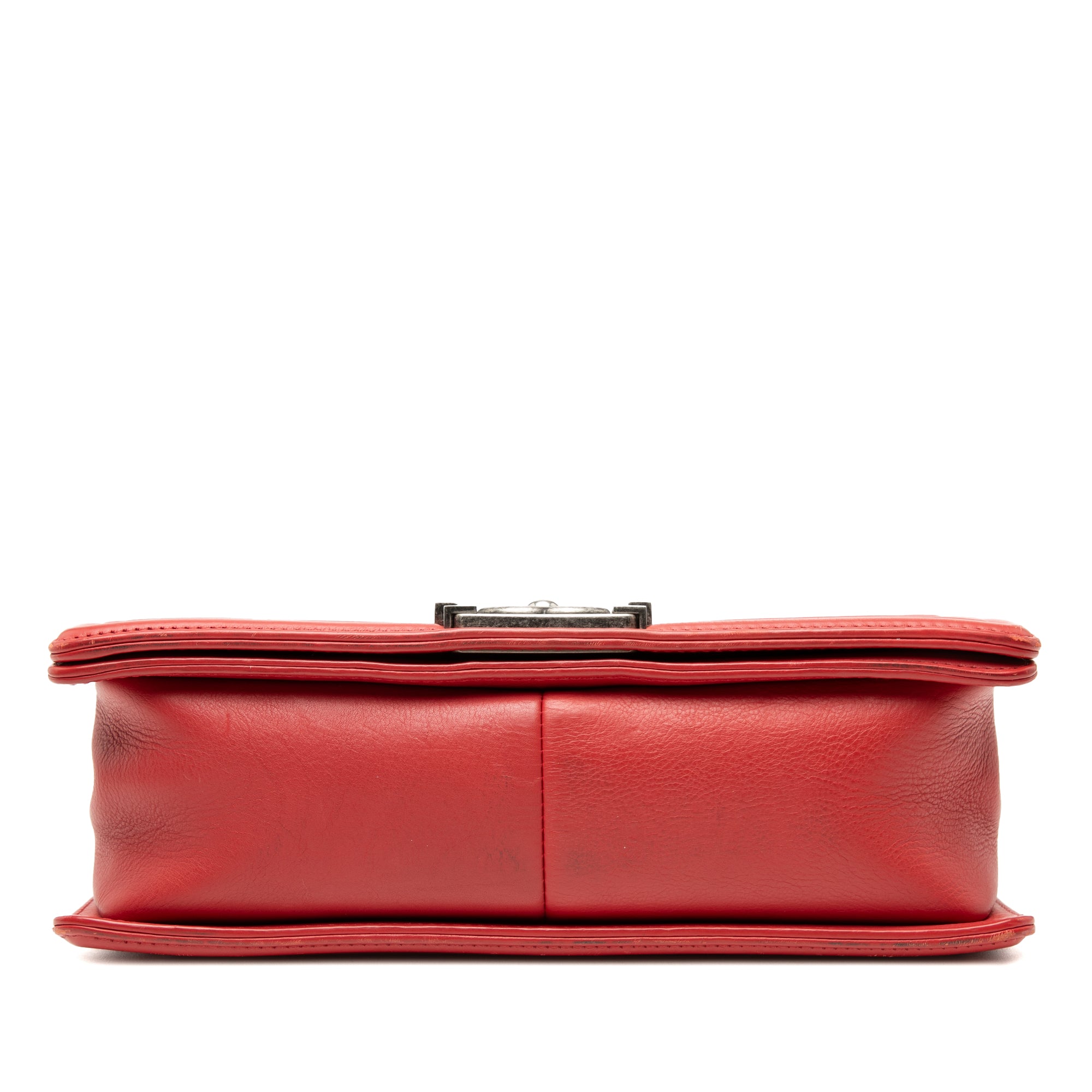 Chanel Old Medium Quilted Lambskin Boy Flap - image 3