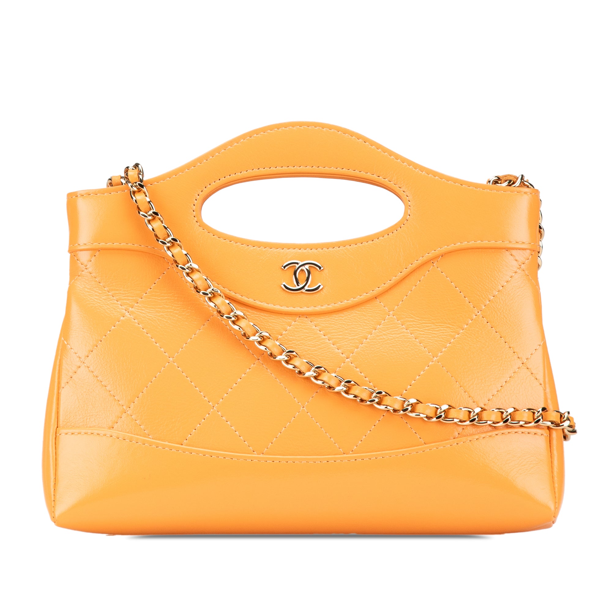 Chanel Nano Shiny Crumpled Calfskin 31 Shopping Bag - image 1
