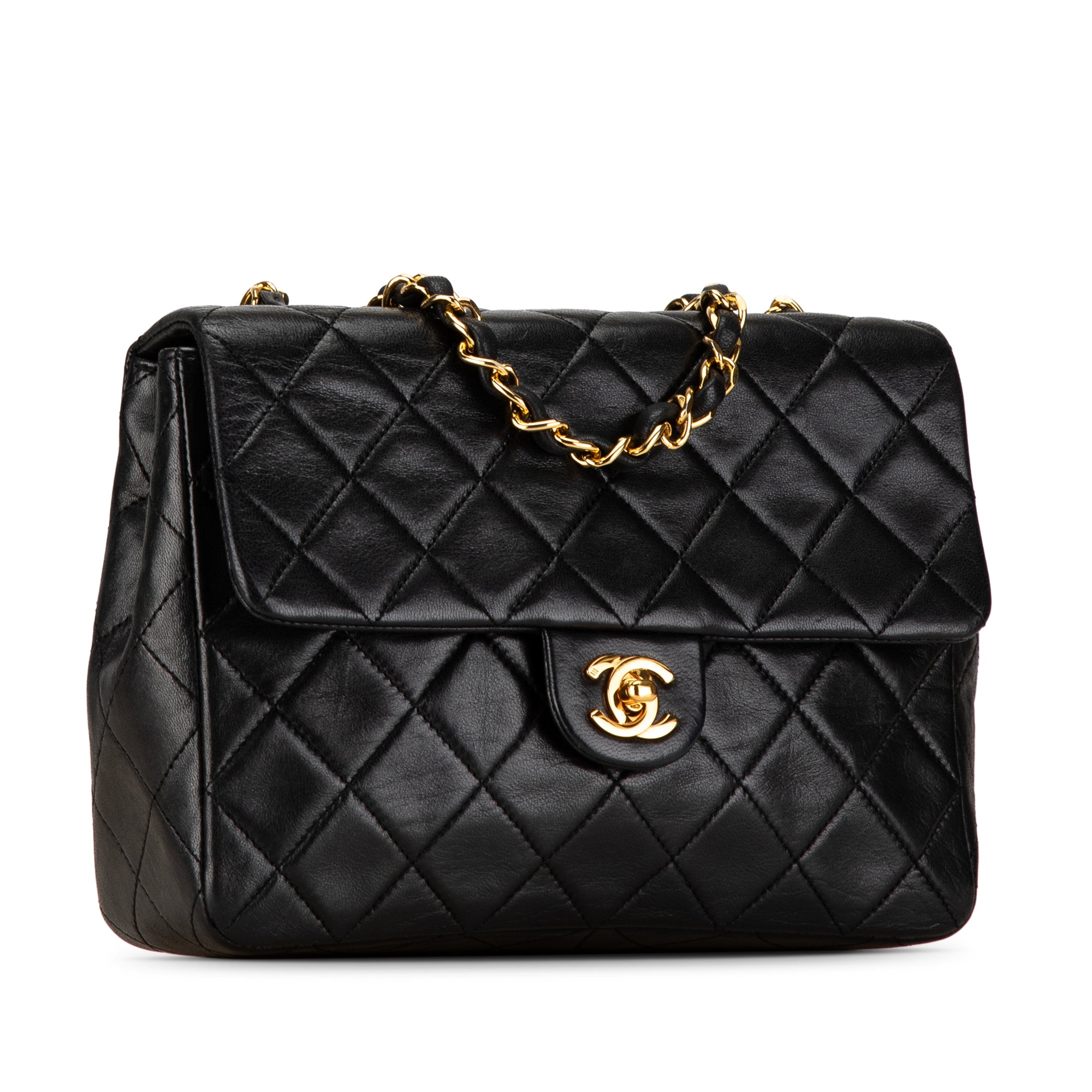 Chanel Mini Square Classic Lambskin Single Flap - image 2
