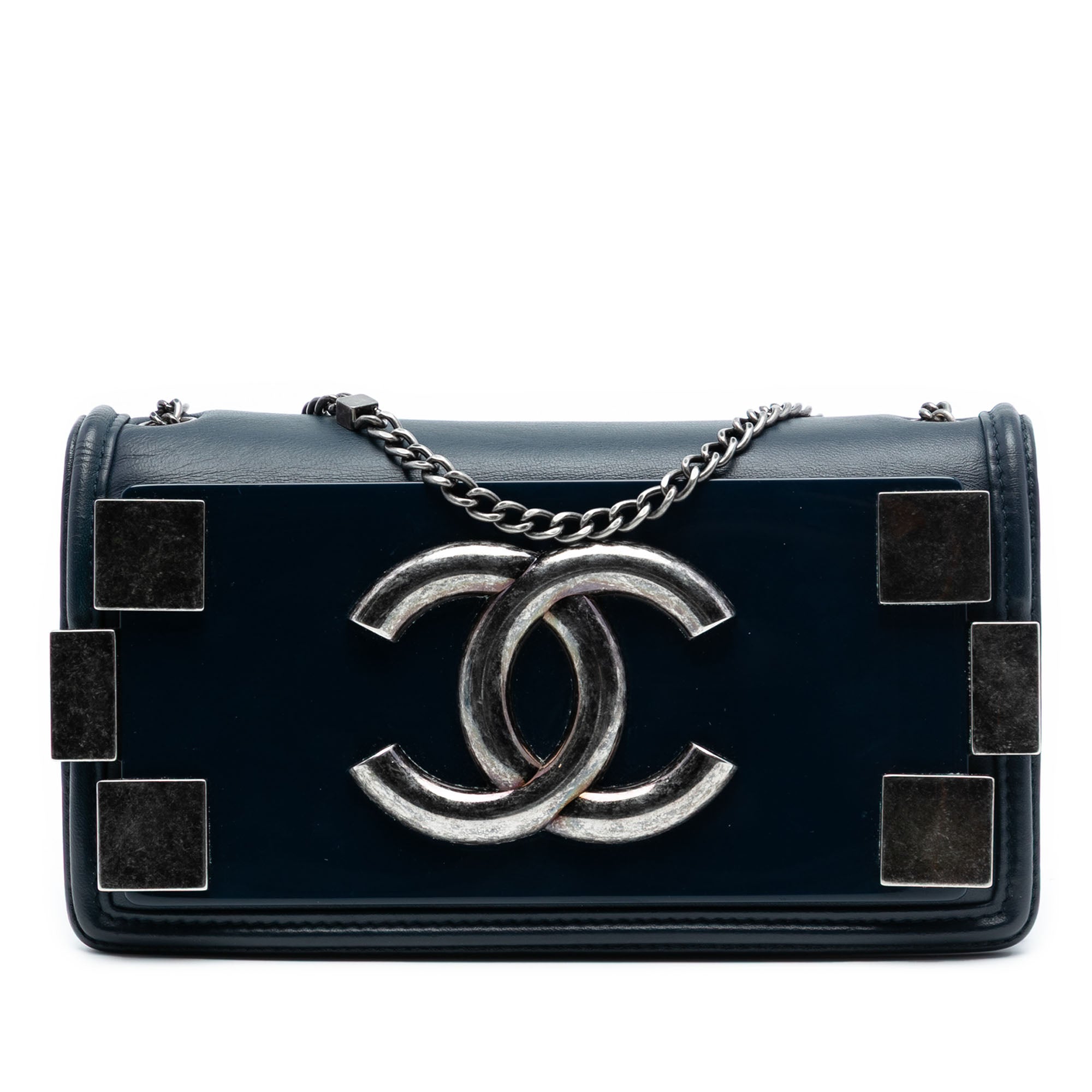 Chanel Lambskin and Acrylic Boy Brick Horizontal Flap - image 1