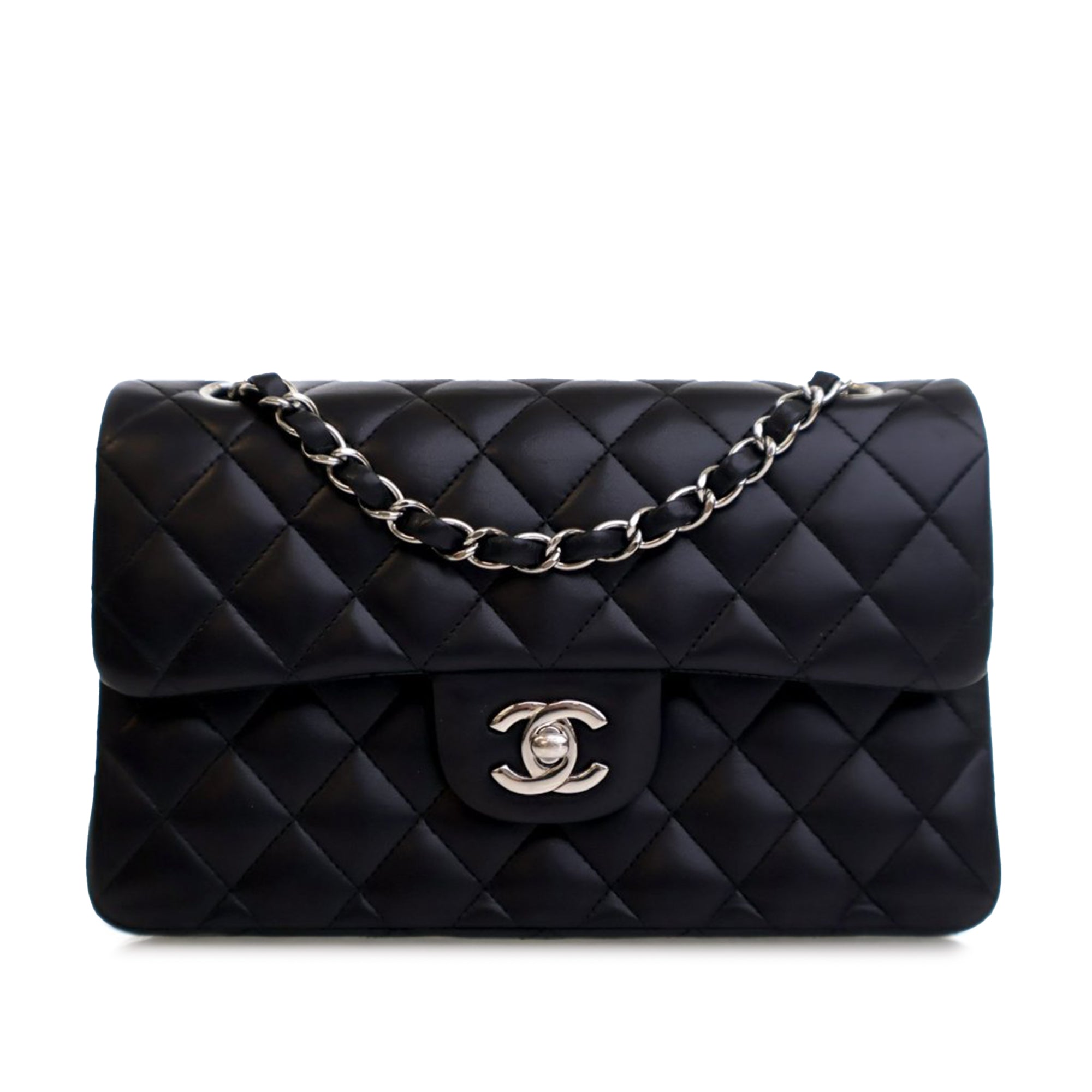 Chanel Small Classic Lambskin Double Flap - image 1