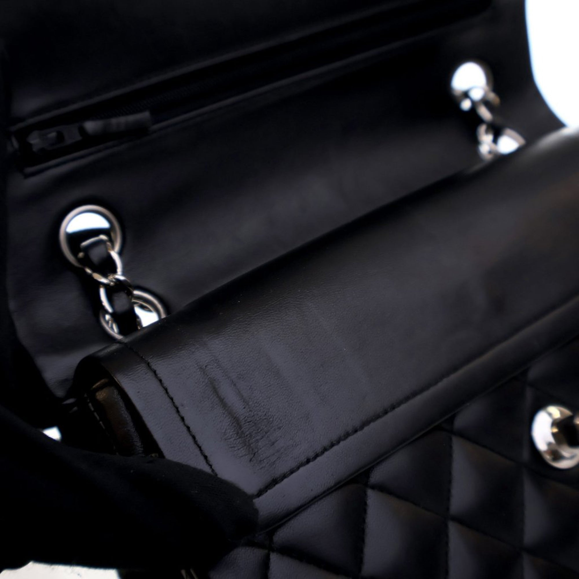 Chanel Small Classic Lambskin Double Flap - image 5