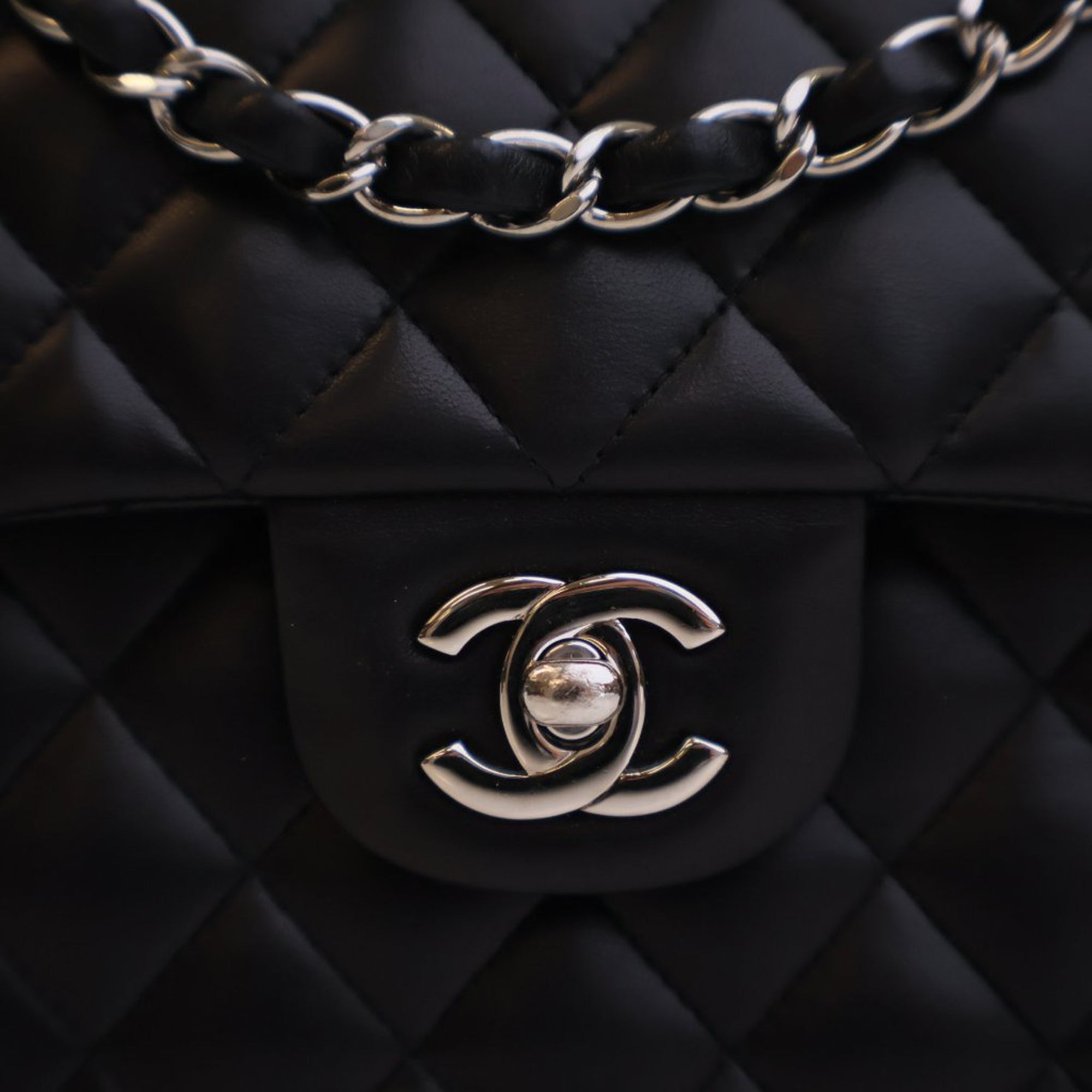 Chanel Small Classic Lambskin Double Flap - image 9