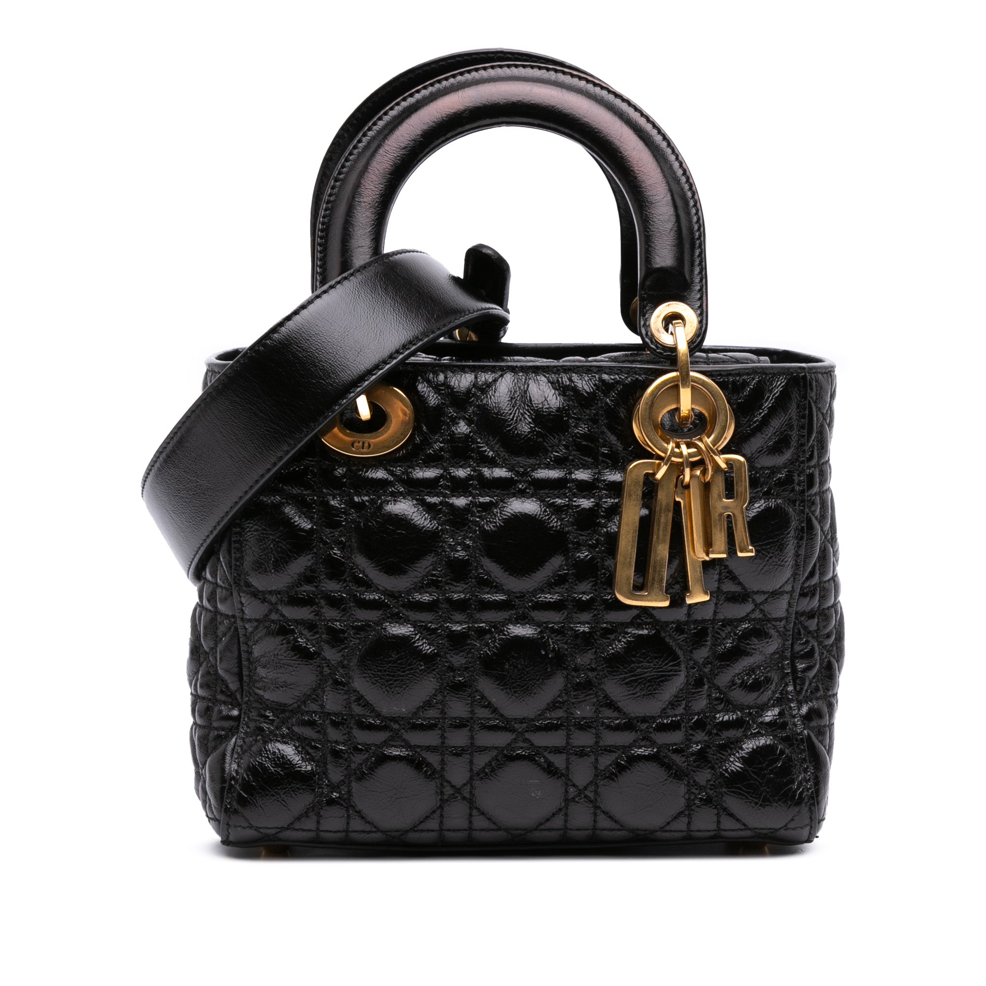 Dior Small Crinkled Patent Cannage My ABCDior Lady Dior - image 1